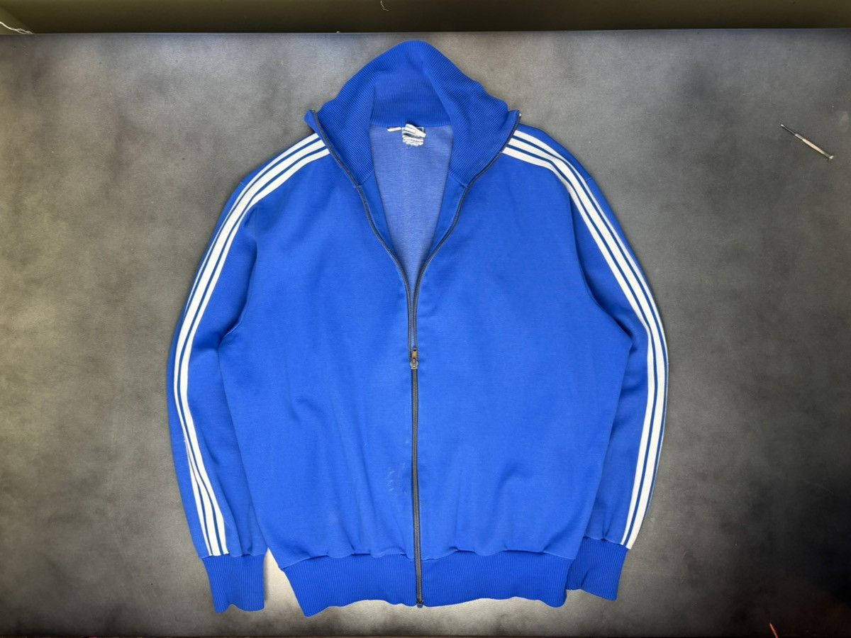 Adidas × Vintage 1960s Vintage Adidas Track Suit Jacket Georg Schwahn Rare 70 Size US M / EU 48-50 / 2 - 18 Thumbnail
