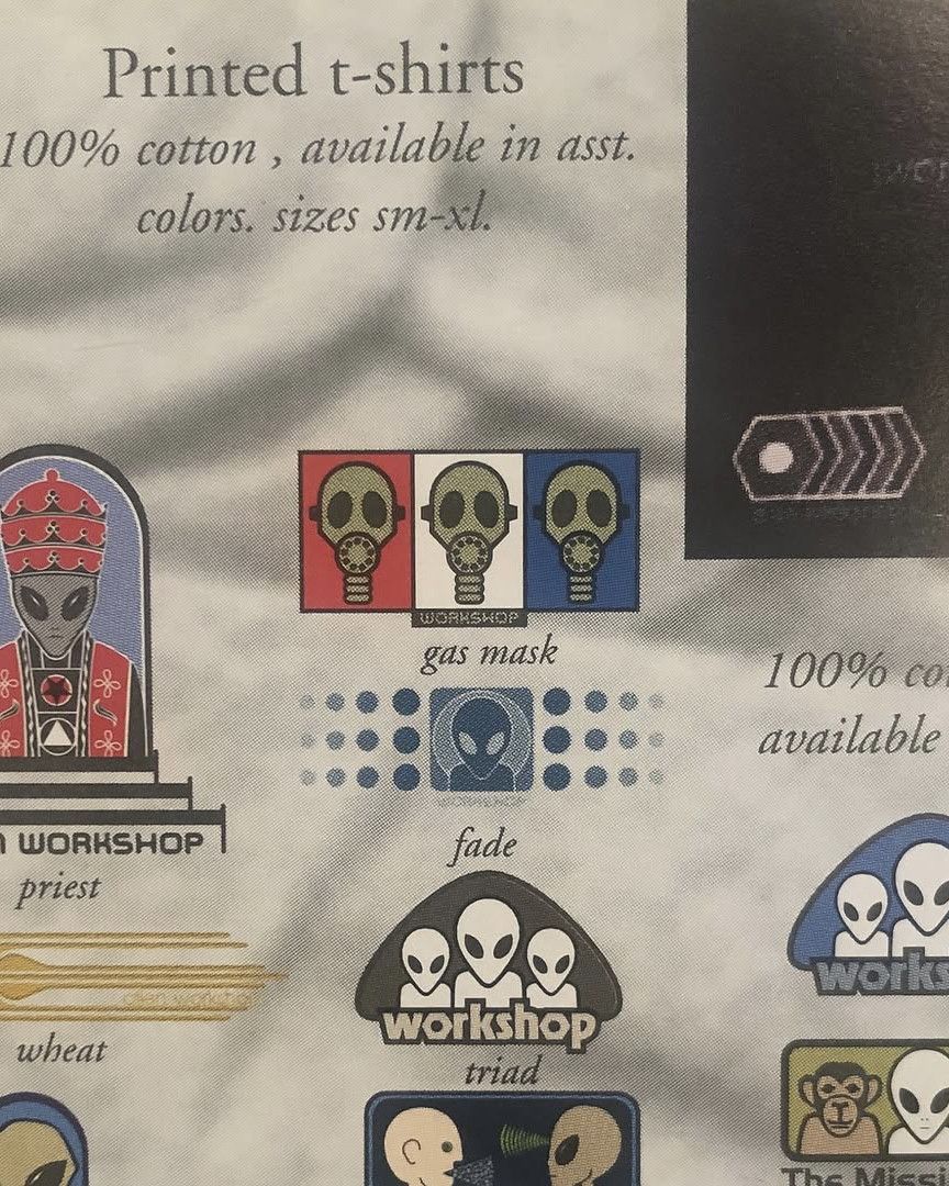 Alien Workshop 1990 Alien Workshop "GAS MASK" Button Up Size US XL / EU 56 / 4 - 3 Thumbnail