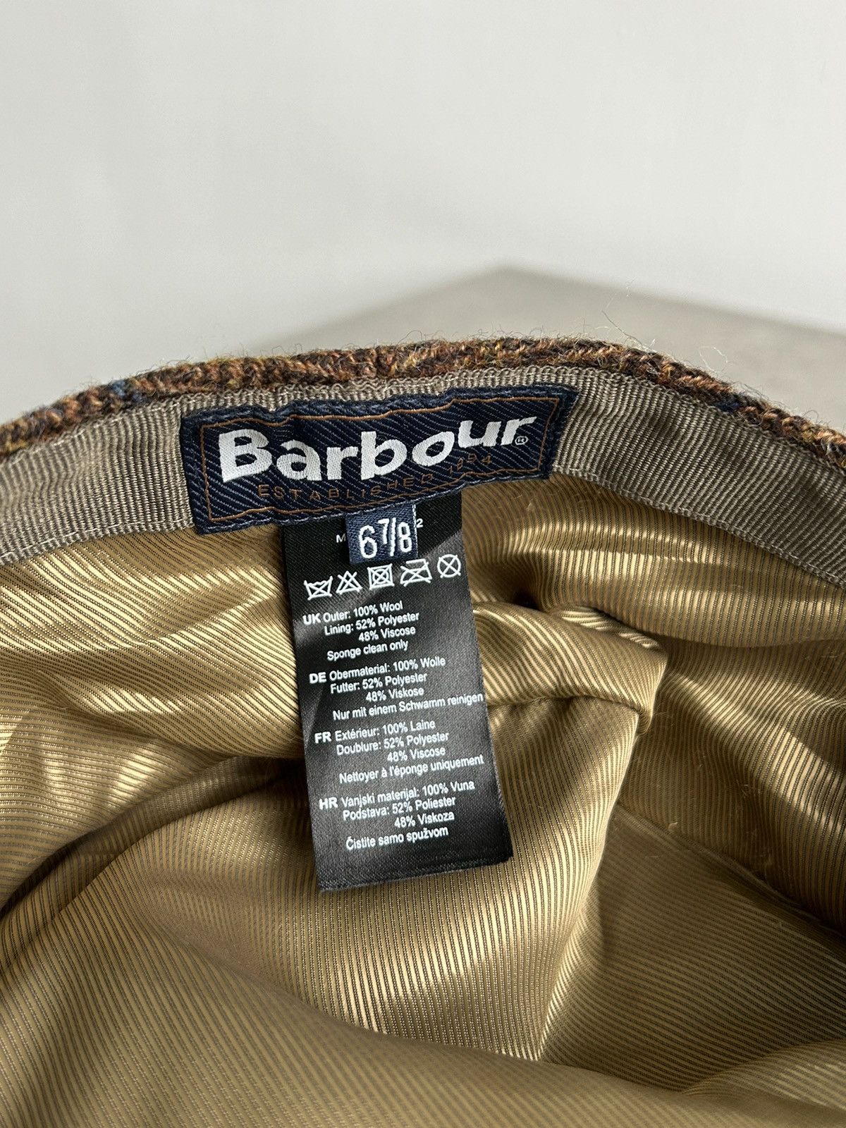Barbour × Vintage Barbour Wool Hat Size ONE SIZE - 7 Thumbnail