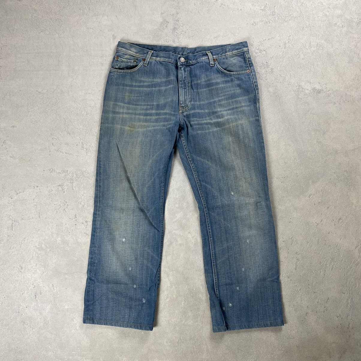 Gucci Vintage GUCCI Distressed Denim Jeans Size US 35 - 1 Thumbnail