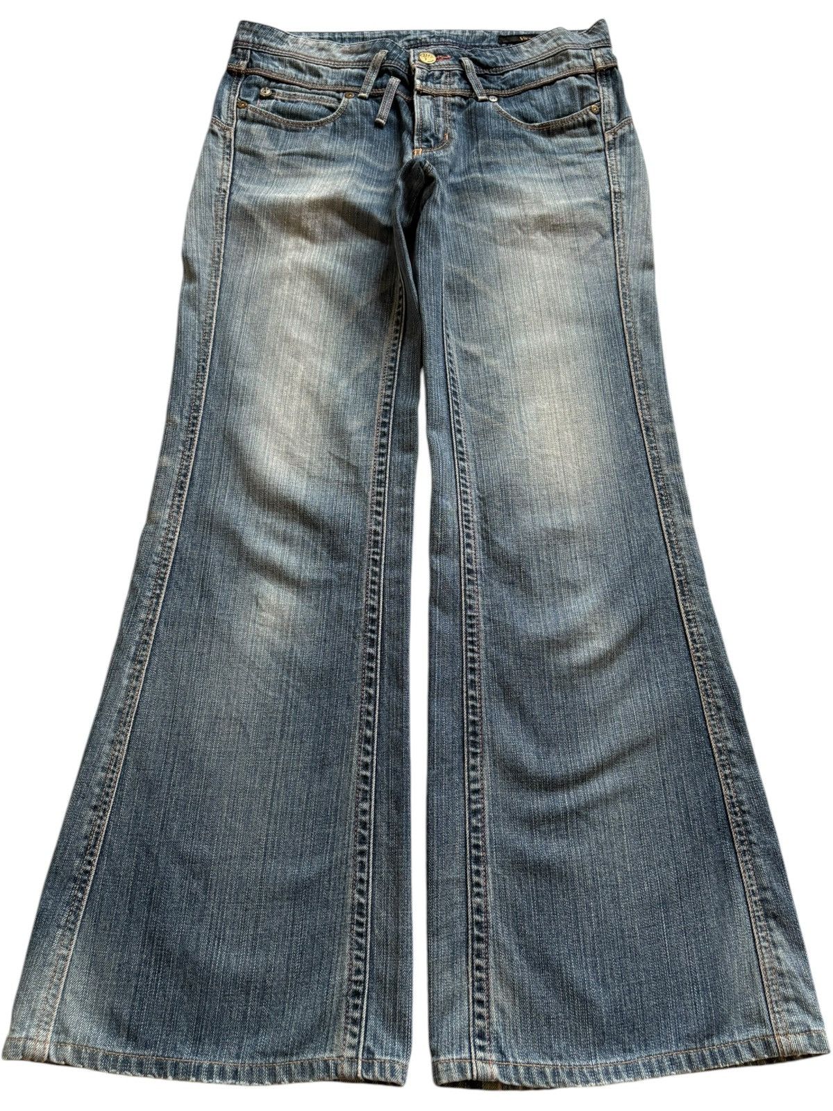 Japanese Brand Vintage Japanese Brand Mud Wash Bootcut Flare Jeans Size US 31 - 1 Thumbnail