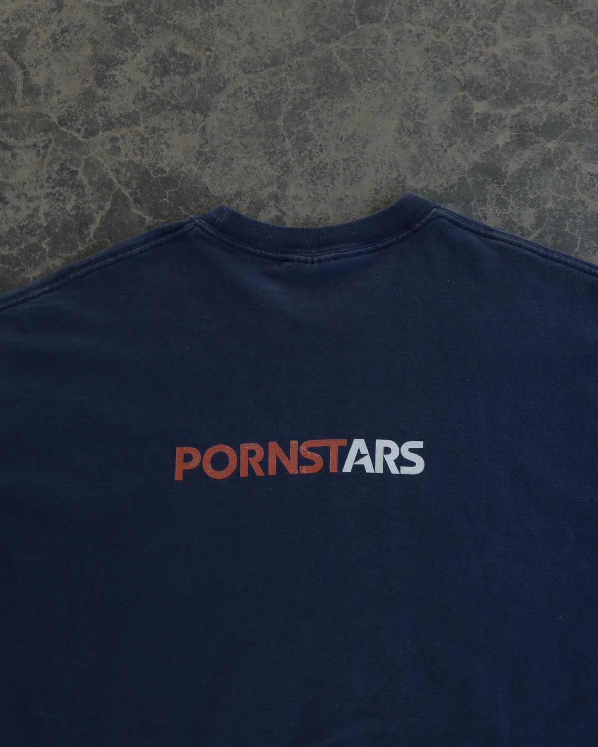 Vintage 00s Pornstars XXX Erotica Navy Logo Promo Archive Tee - XL Size US XL / EU 56 / 4 - 2 Thumbnail