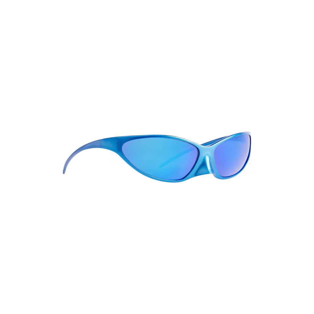 Balenciaga o1mt1gz0525 Size: OS / 4G Cat Sunglasses in Blue Size ONE SIZE - 4 Thumbnail