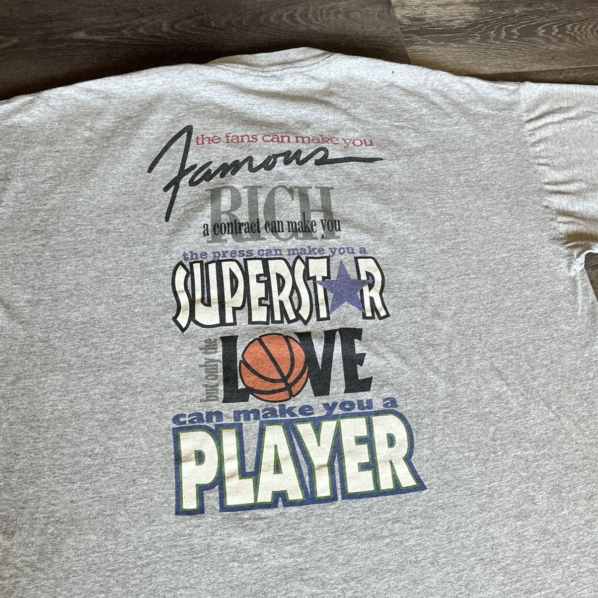 Reebok Vintage 1990s Above the Rim You got the Love? Basketball Tee Size US XL / EU 56 / 4 - 9 Thumbnail