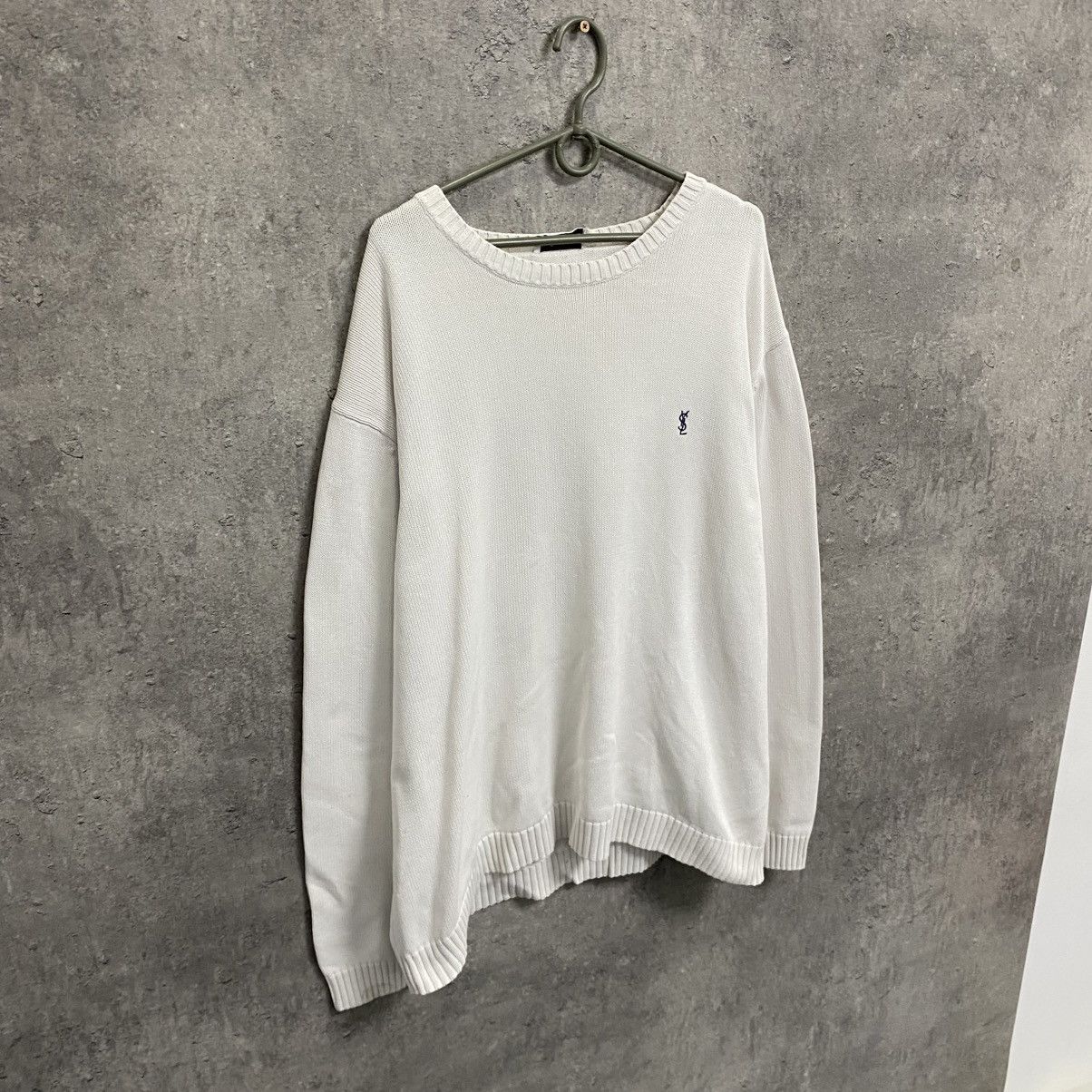 Yves Saint Laurent Heavy YSL Sweater Knit Thick Yves Saint Laurent Sweatshirt Size US XXL / EU 58 / 5 - 3 Thumbnail