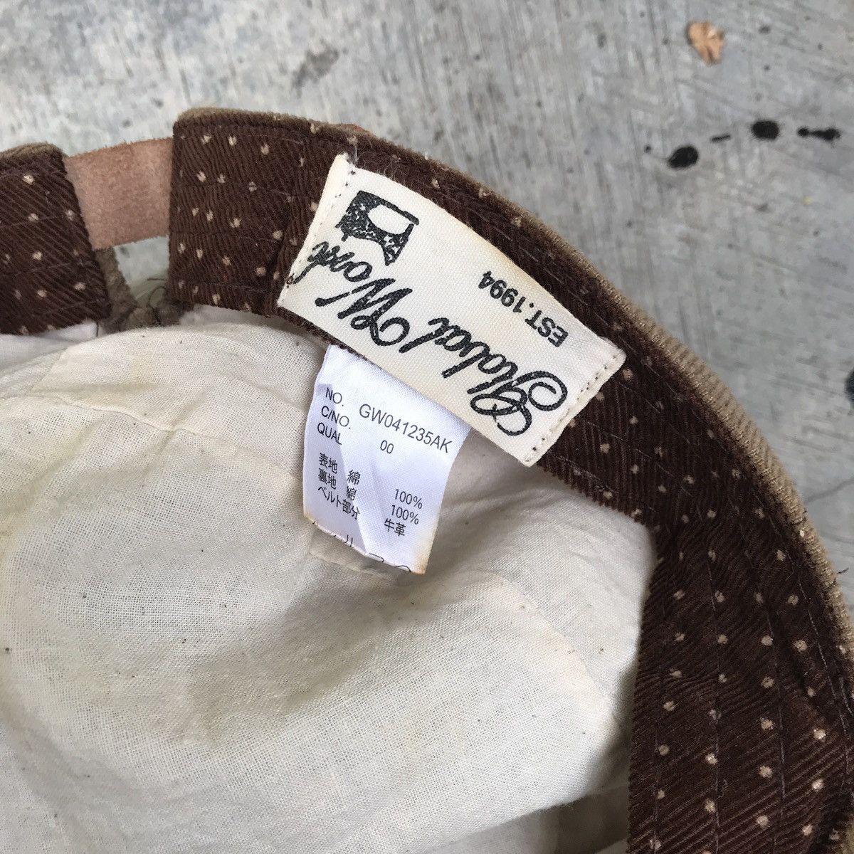 Global Work × Japanese Brand patrol hat three tone with leather adjust by global work Size ONE SIZE - 11 Thumbnail
