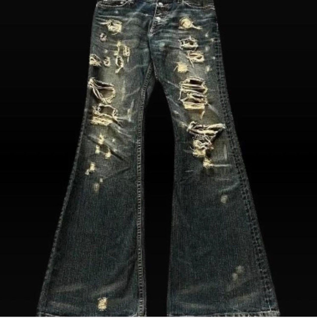 Tornado Mart Tornado Mart Muddy Flared Pants (32X36) Size US 31 - 1 Thumbnail