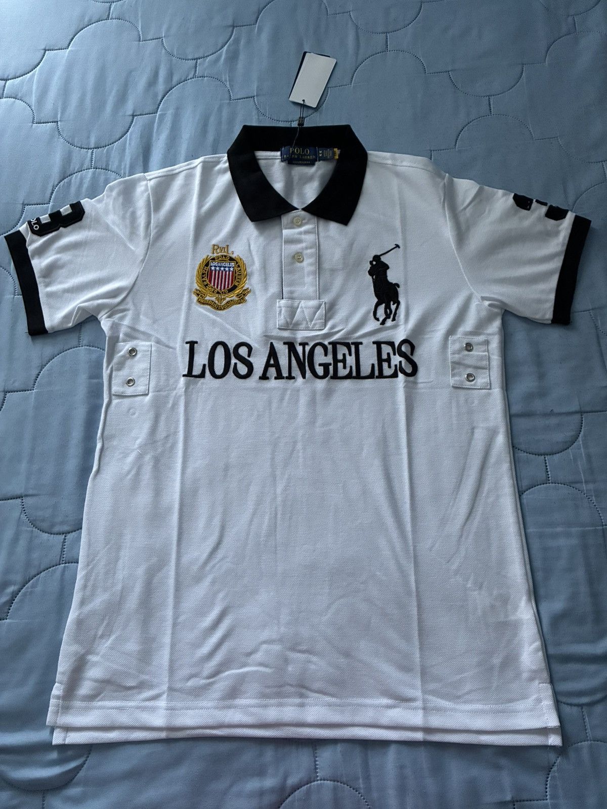 Ralph Lauren Los Angeles Polo Shirt White | Grailed