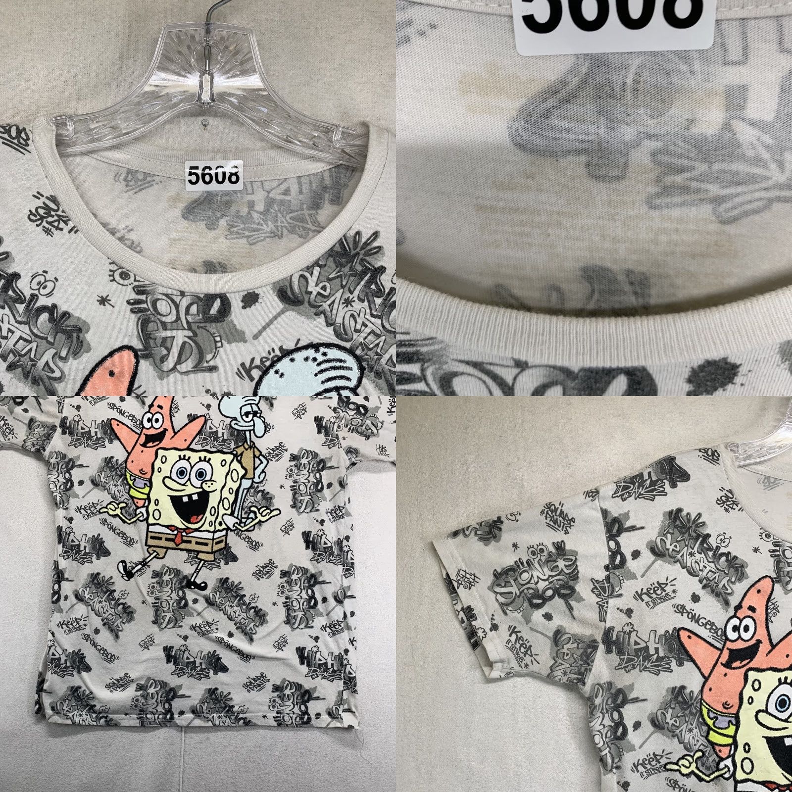 Nickelodeon SpongeBob SquarePants Nickelodeon T Shirt Crewneck Adult Medium Size US M / EU 48-50 / 2 - 8 Thumbnail