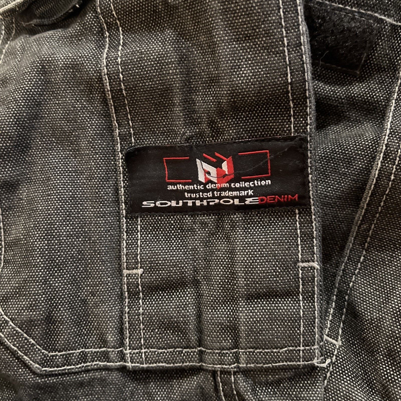 Southpole Southpole Y2K Baggy Shorts Jorts Size 38 Gray Denim JNCO Size US 38 / EU 54 - 10 Thumbnail