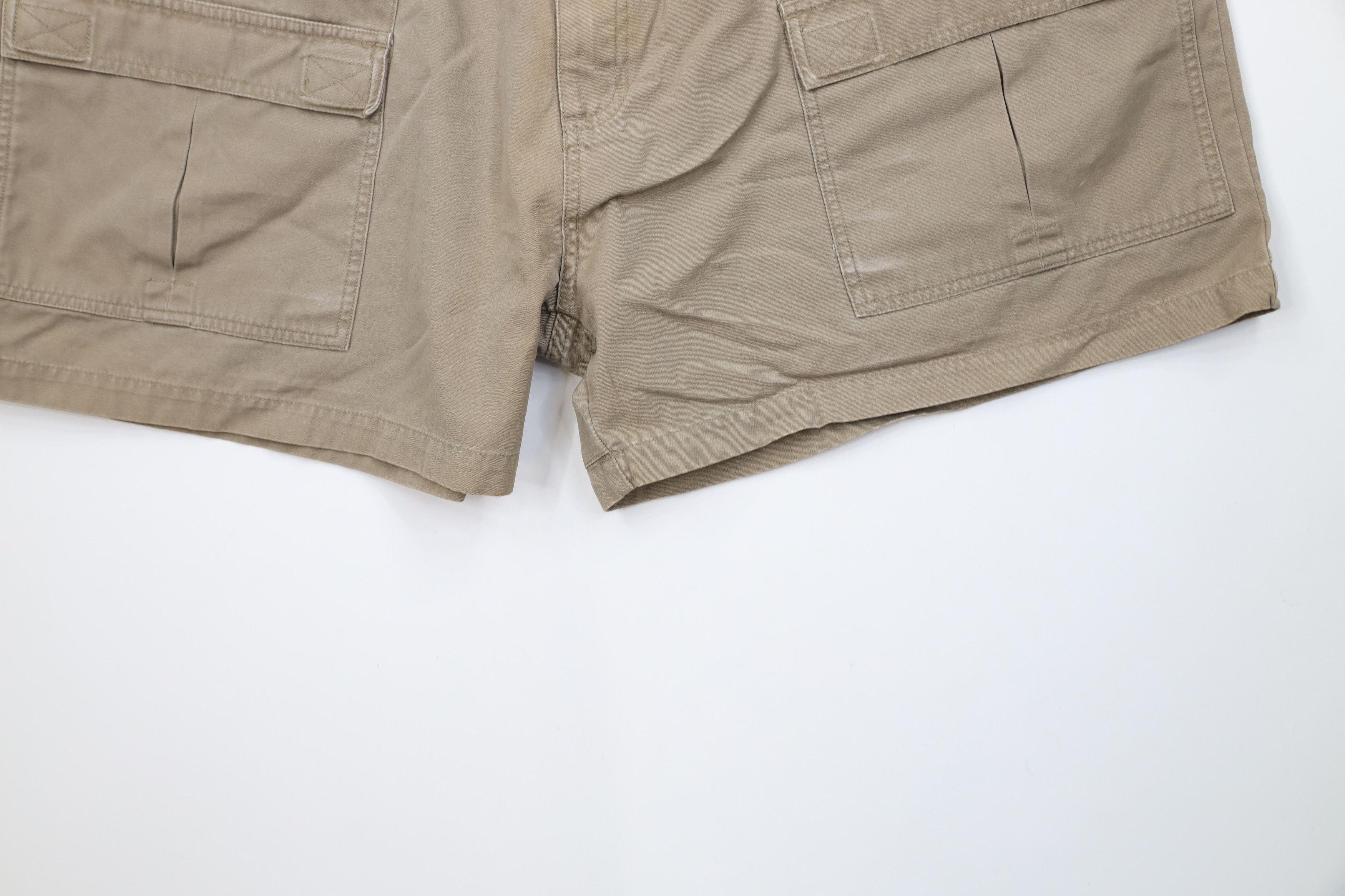 Cabelas Vintage Cabelas Knee Trekking Hiking Cargo Shorts Beige Size US 44 / EU 60 - 4 Thumbnail