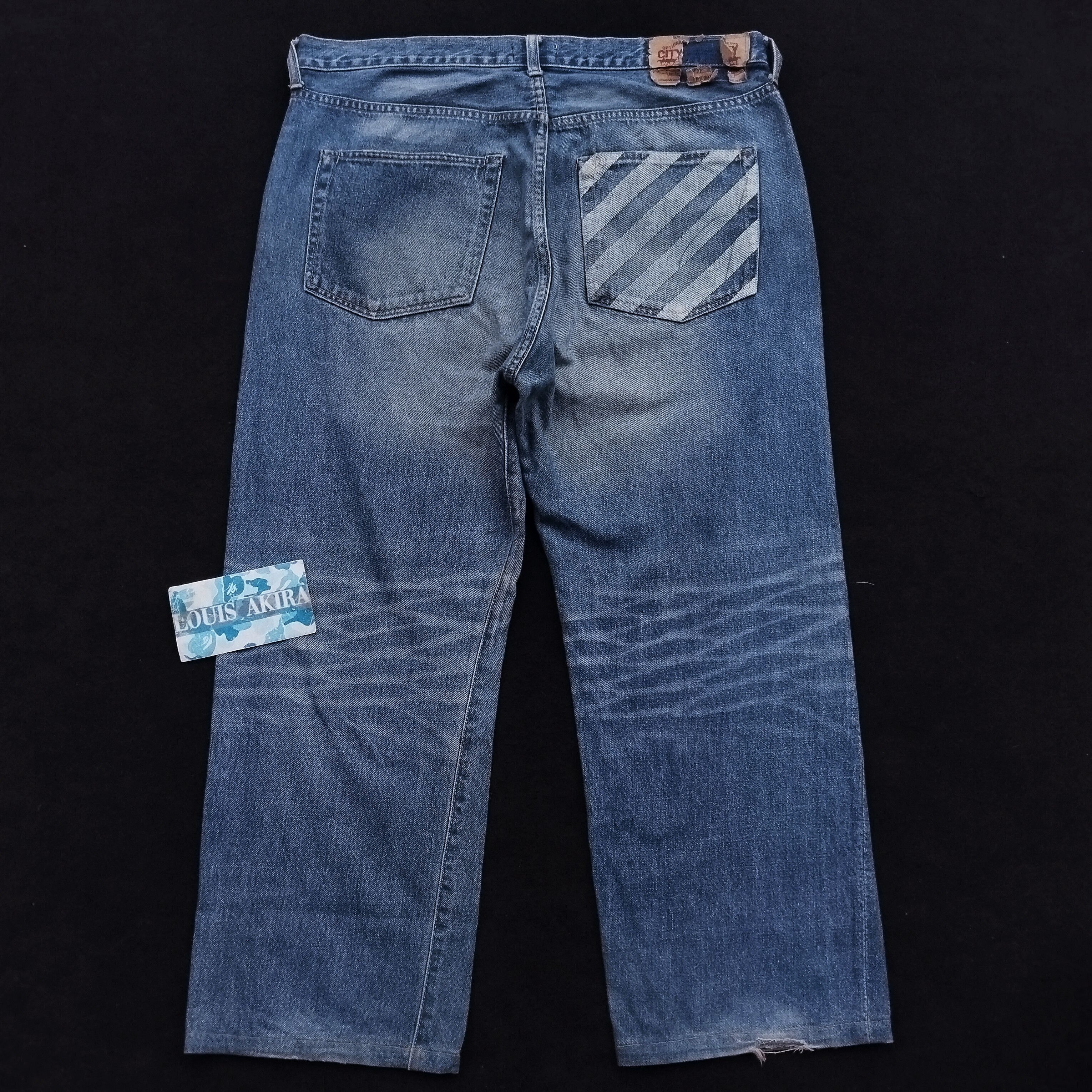 Bape Washed Baby Milo Denim Pants (2006) Size US 40 / EU 56 - 6 Thumbnail