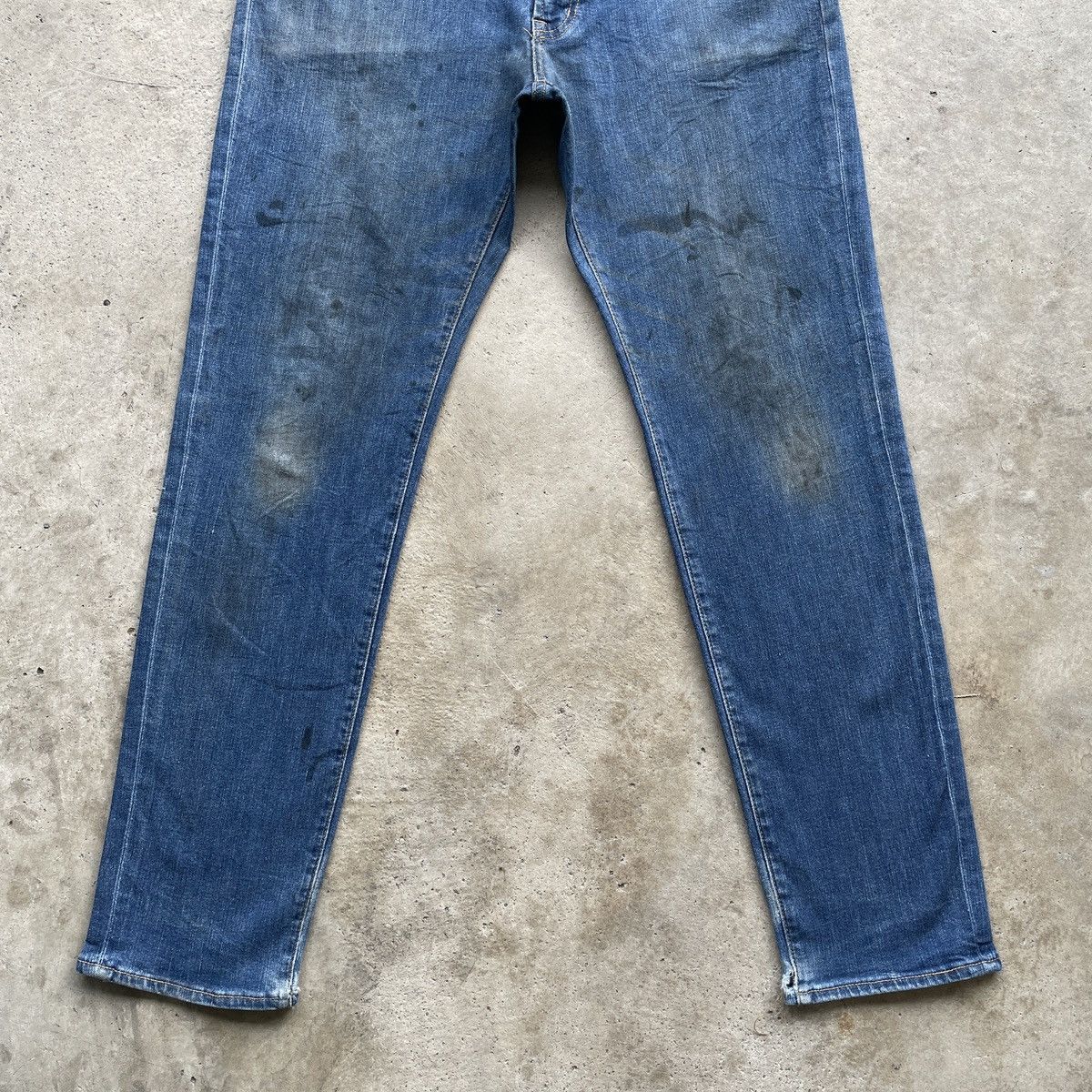 Japanese Brand Japanese Brand Gu Dirty/Painter Denim Jeans Pants W33 Size US 33 - 4 Thumbnail