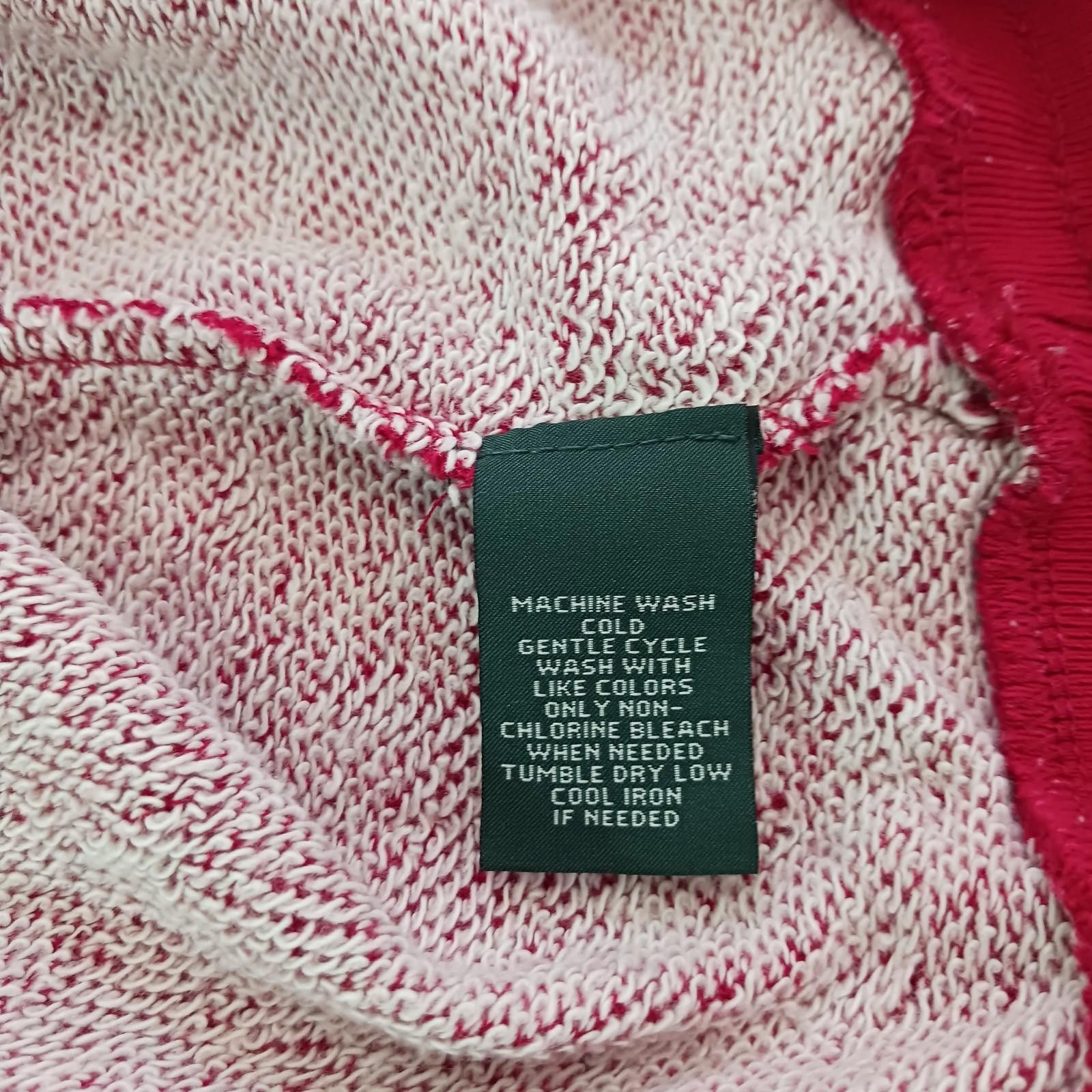 Polo Ralph Lauren LRL Lauren Jeans Ralph Lauren Women's M Red Sweater RN#41381 Size M / US 6-8 / IT 42-44 - 4 Thumbnail
