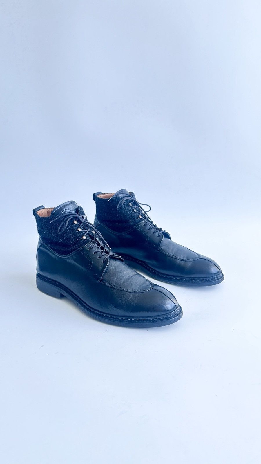 Heschung Heschung Sequoia Black Leather Boots Norwegian Welted Size US 8 / EU 41 - 1 Thumbnail