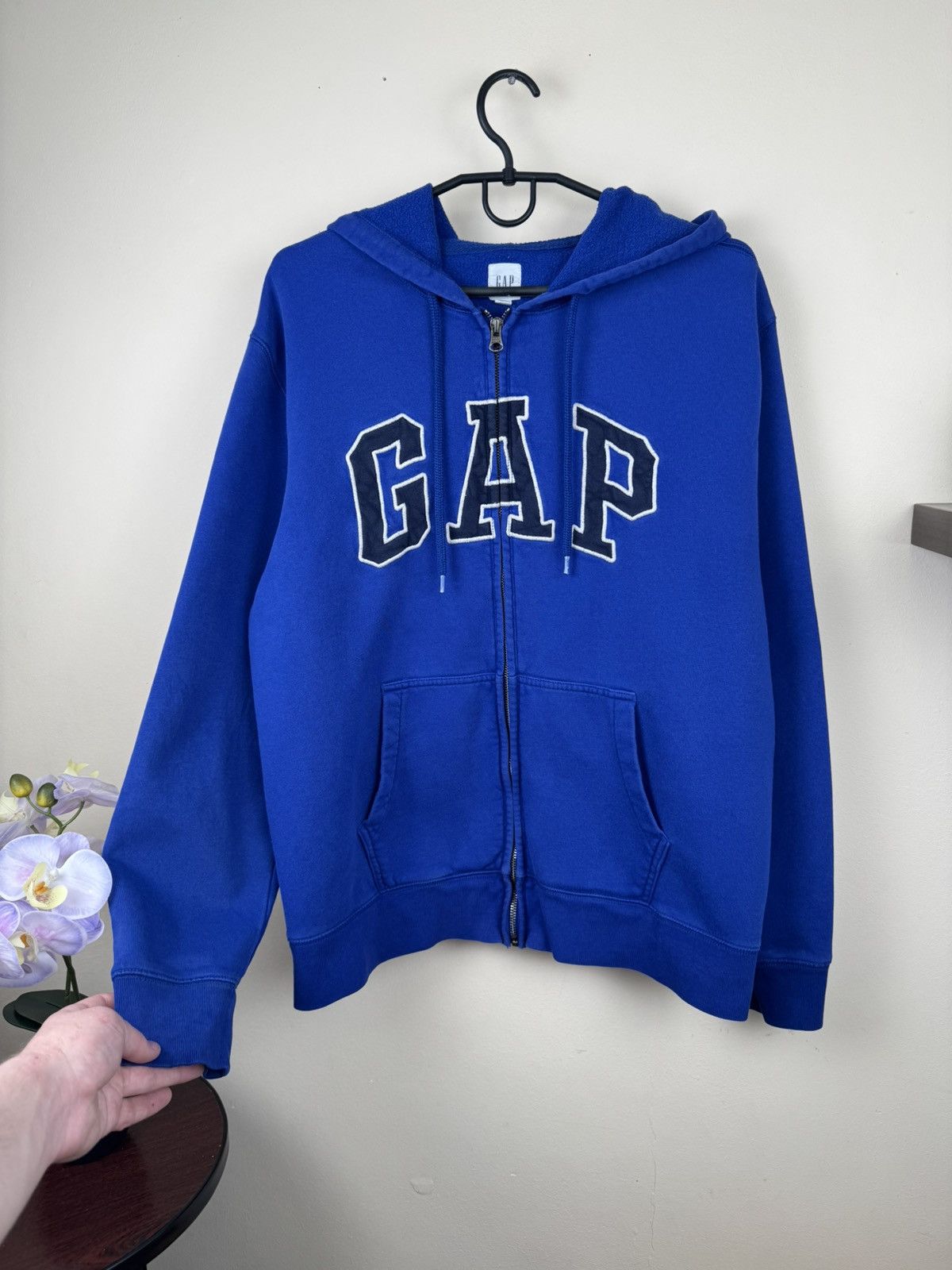 Gap Gap T shirt Blue L Hoodie Full Zip Casual Streetwear Size US L / EU 52-54 / 3 - 12 Thumbnail