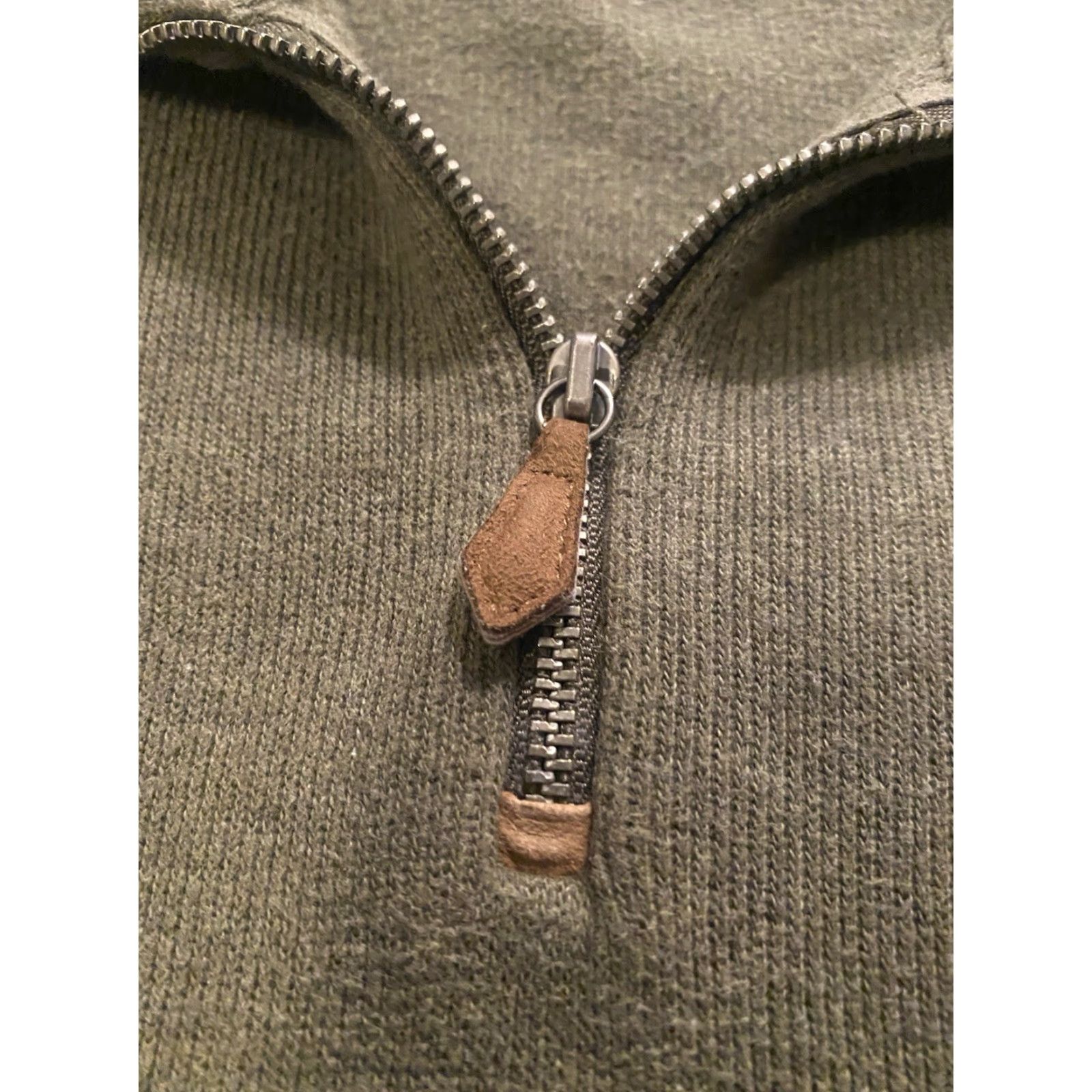 Polo Ralph Lauren VINTAGE Polo Ralph Lauren 1/4 Zip Ribbed Pullover Sweater Army Green Men’s XL Eagle Logo Zipper Knit Pullover Mens Shirt Size US XL / EU 56 / 4 - 6 Thumbnail