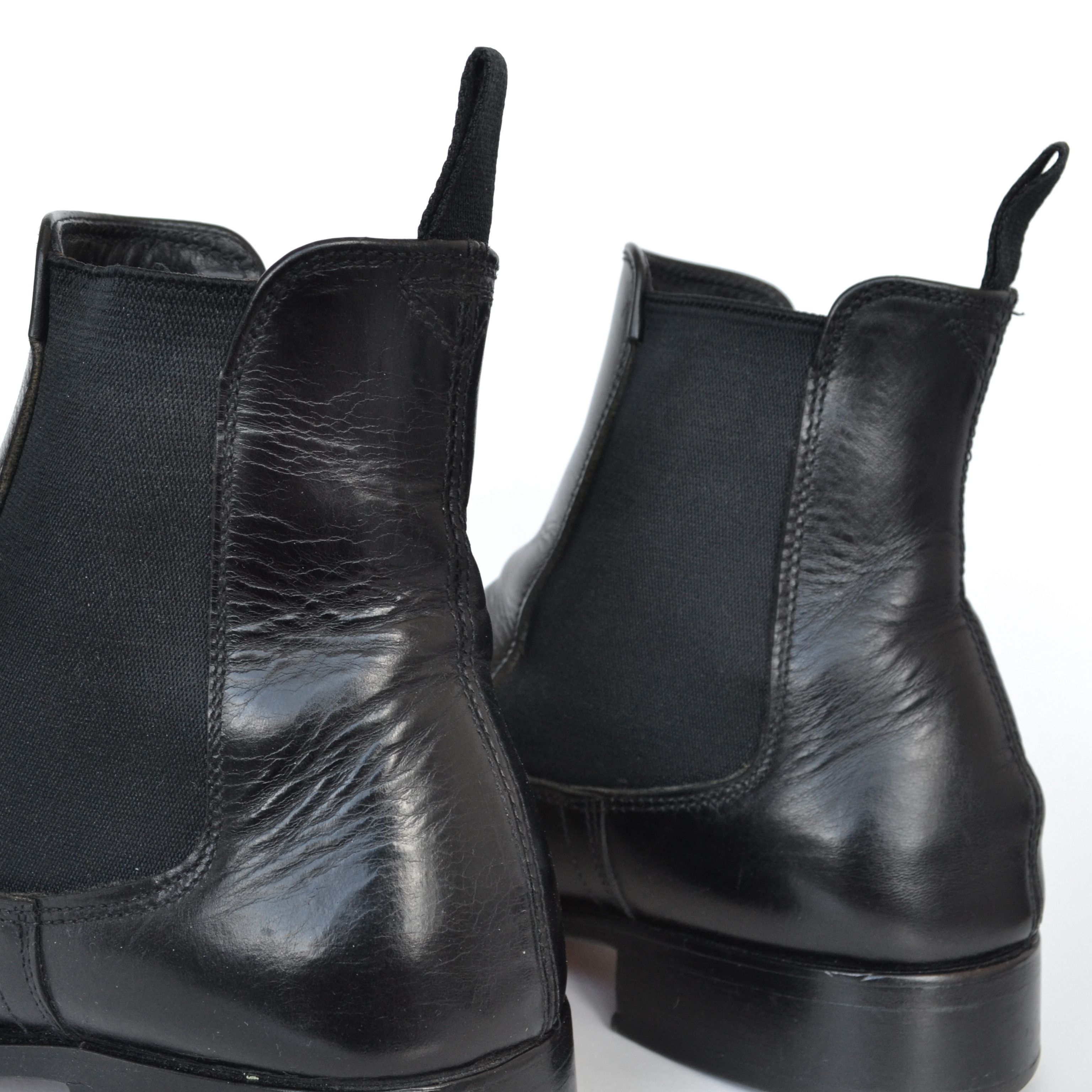 Miu Miu MIU MIU Boots Black Leather Chelsea Ankle Vintage PRADA Size US 8 / EU 41 - 10 Thumbnail