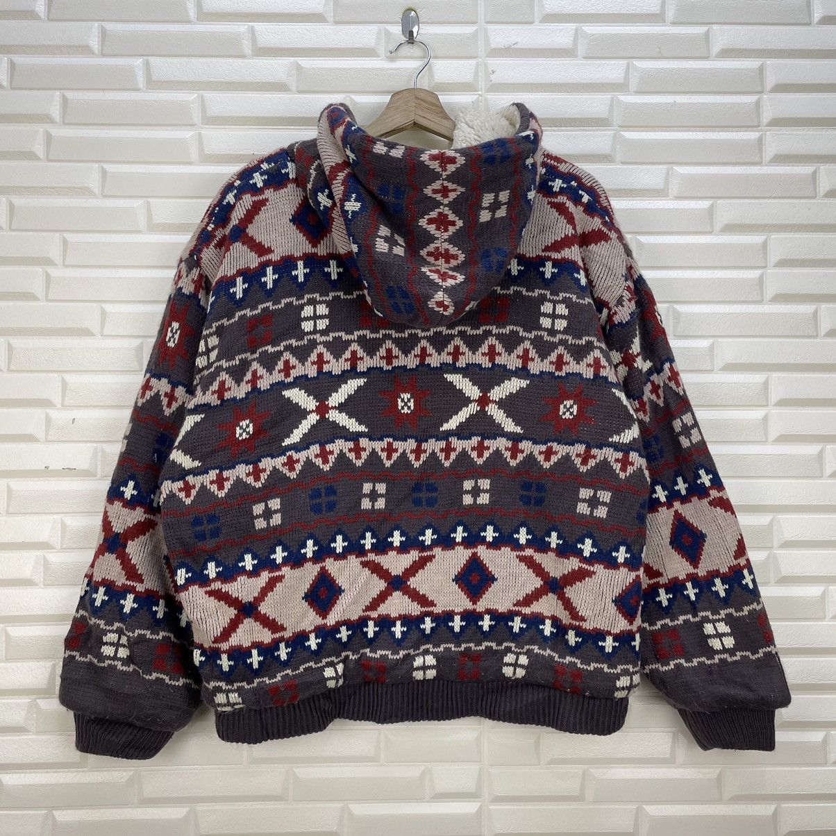 Aran Isles Knitwear Vintage Japanese Brand Gb Company Native Hoodie Jacket Size US M / EU 48-50 / 2 - 3 Thumbnail