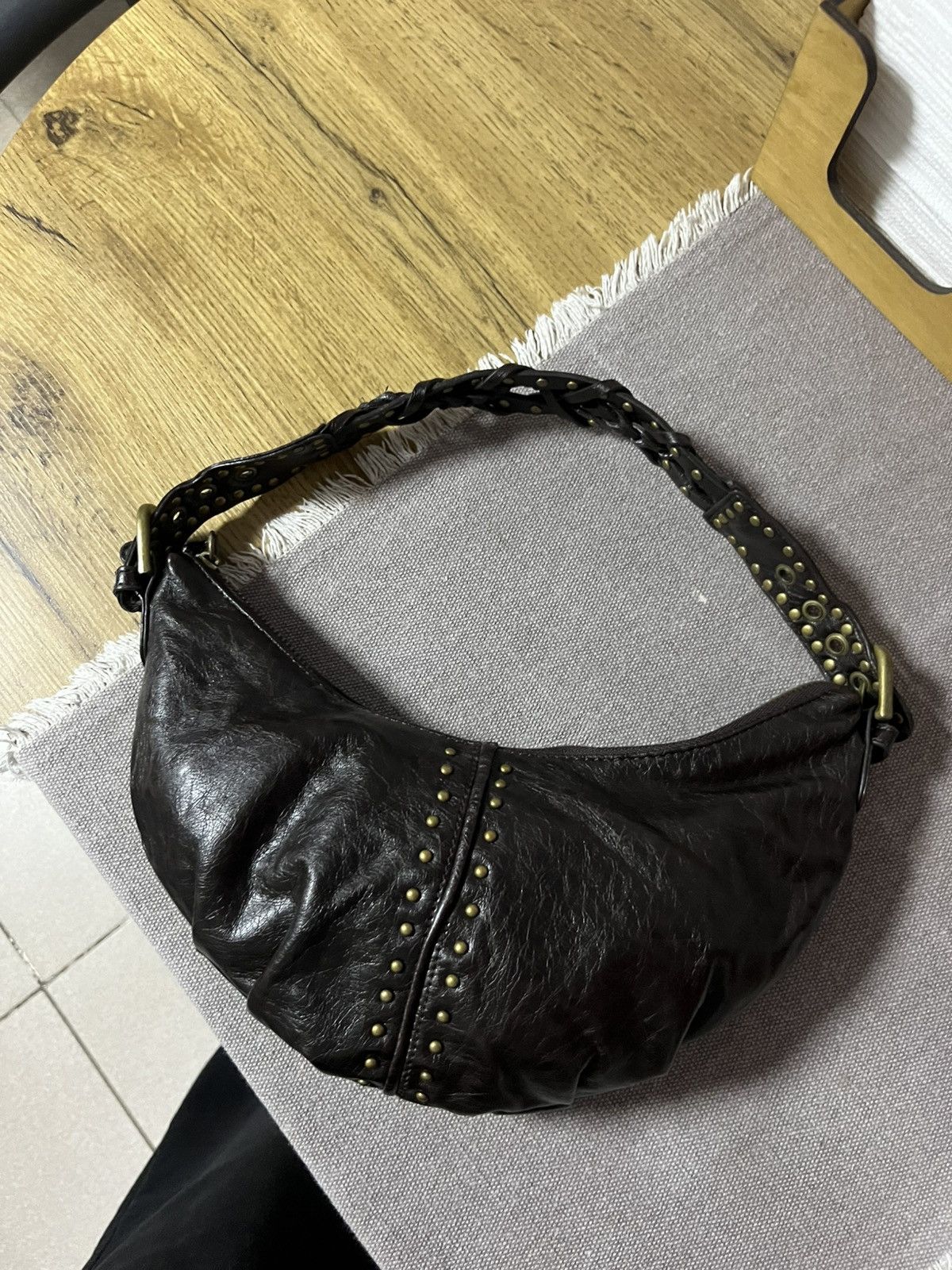 Hysteric Glamour × Japanese Brand Vintage Leather Handle Bag Size ONE SIZE - 1 Thumbnail