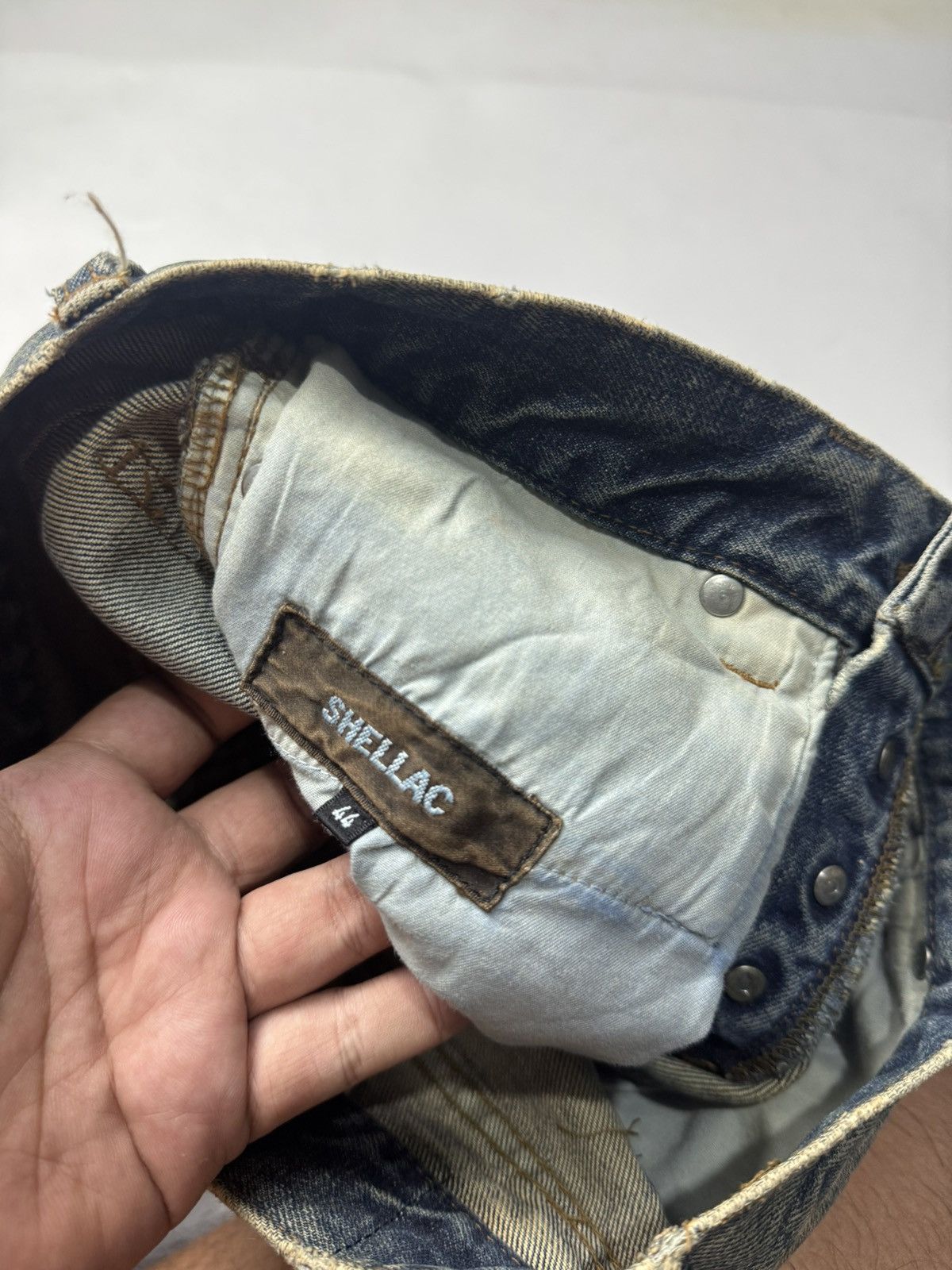 Le Grande Bleu (L.G.B.) Shellac Flare Denim Size US 29 - 11 Thumbnail