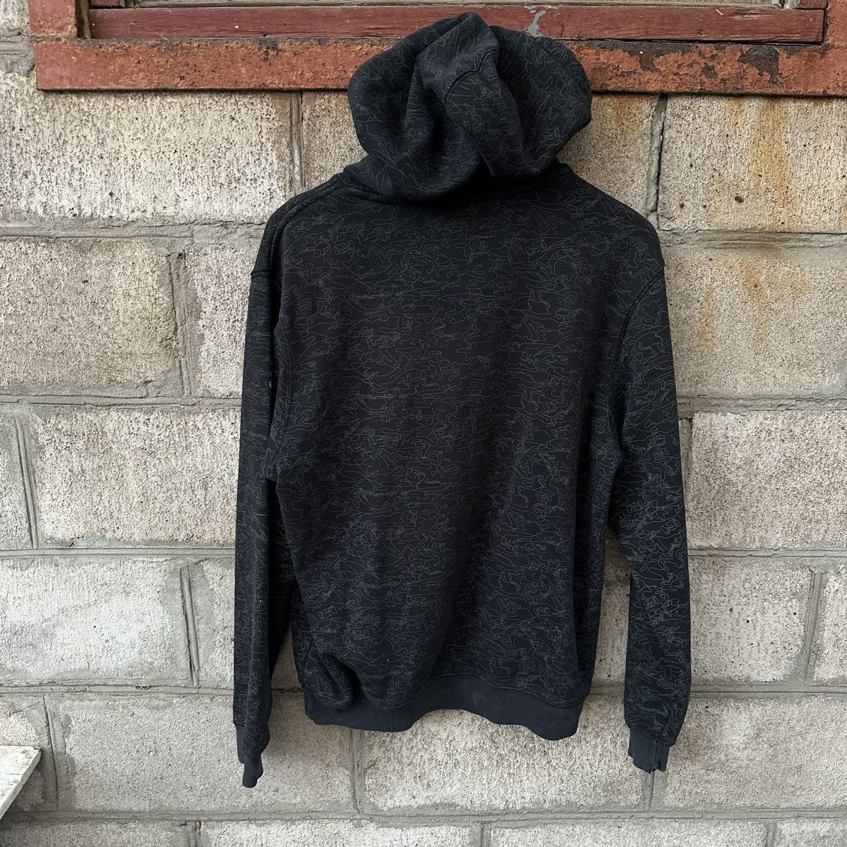 DrunknMunky Vintage Drunk Monkey Hoodie Overprinted Y2K 00s USA Size M Size US M / EU 48-50 / 2 - 2 Thumbnail