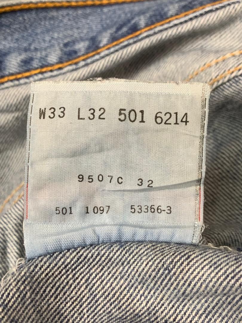 Levi's Vintage Clothing Vintage Levi’s 501 Distressed Denim Size US 33 - 6 Thumbnail