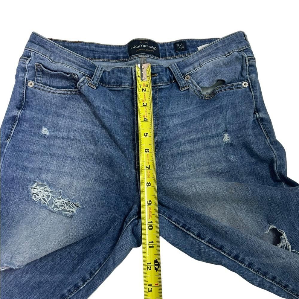 Lucky Brand Lucky Brand l Ava Mid Rise Skinny Distressed Jeans Size 10 Size 32" / US 10 / IT 46 - 6 Thumbnail