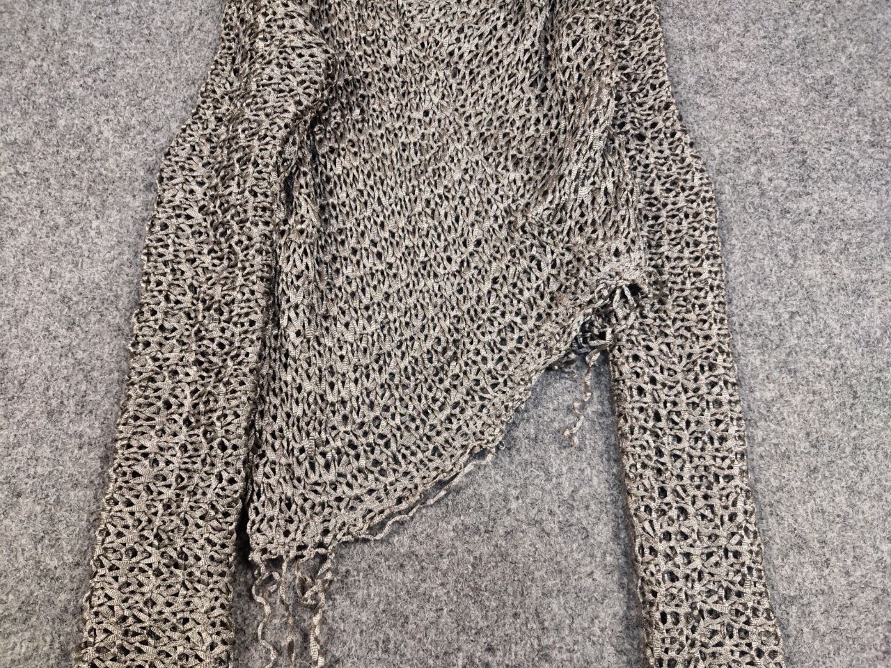 Designer Rostfrei Anett Rostel Avant Garde Mesh Asymmetric Sweater Size M / US 6-8 / IT 42-44 - 9 Thumbnail