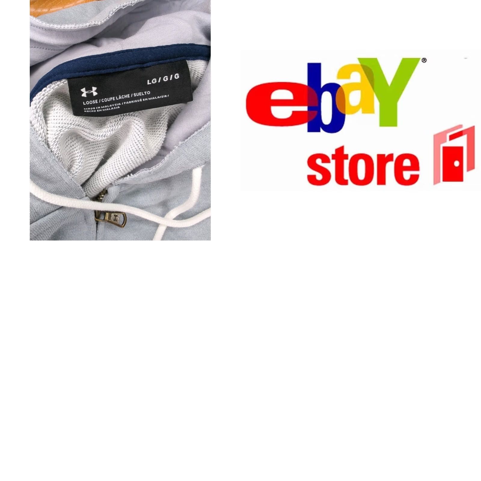 Under Armour Under Armour Project Rock Heavyweight Terry Zip Hoodie Gym Sweatshirt Mens Large Gray Size US L / EU 52-54 / 3 - 8 Thumbnail
