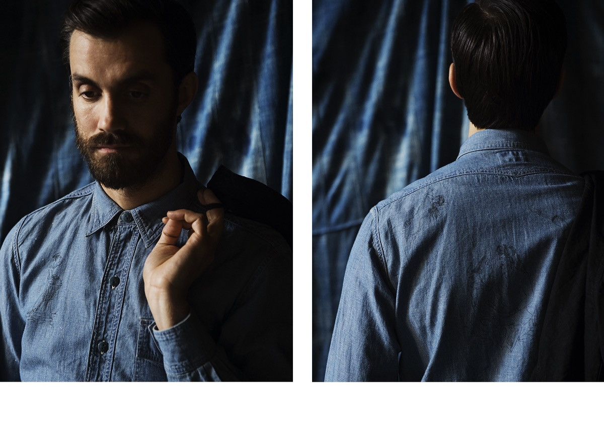 Old Joe Old Joe Brand Co. SS15 Linen Chambray One Pocket Shirt 