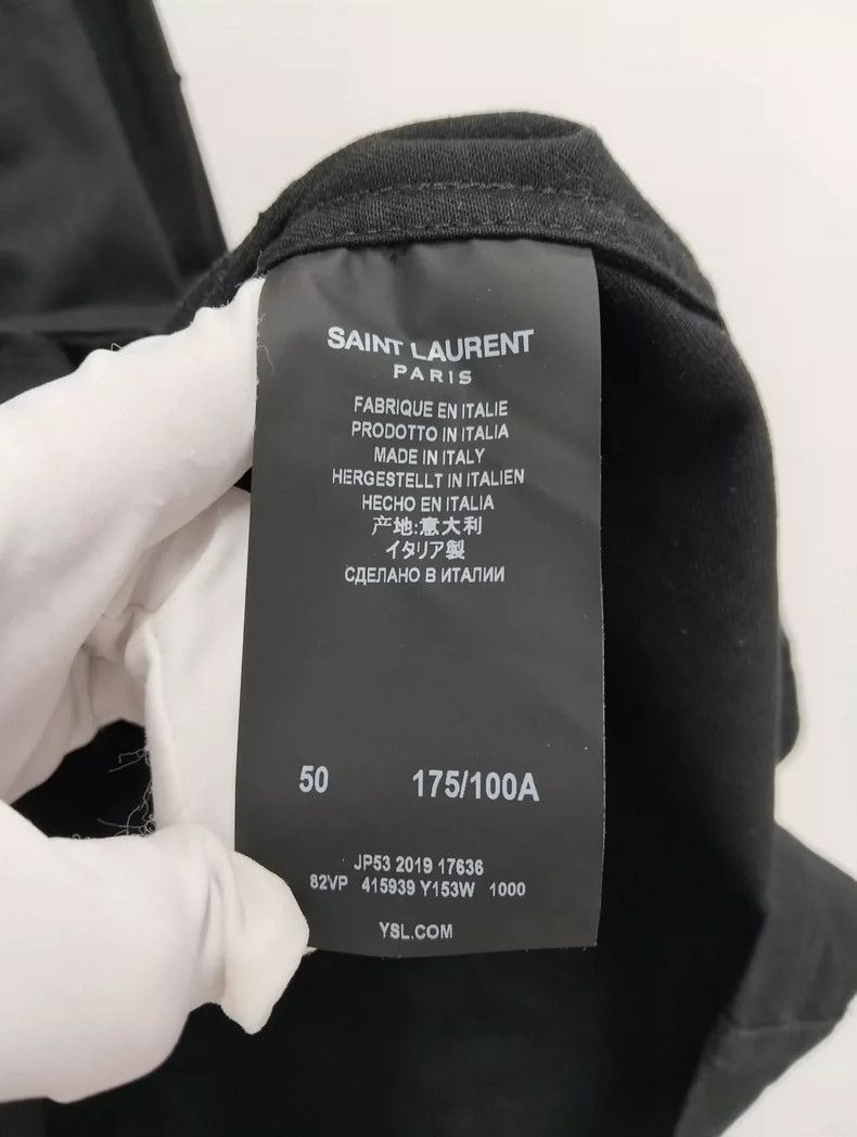 Yves Saint Laurent YSL Black Leather Jacket Outerwear- Size US L / EU 52-54 / 3 - 4 Thumbnail