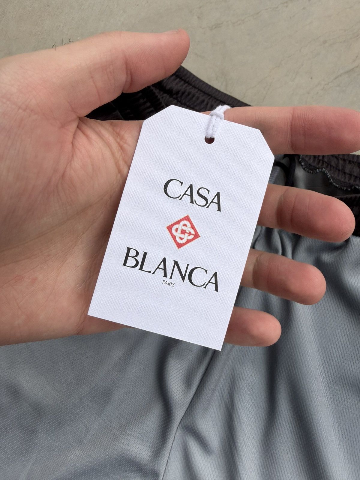 Casablanca Casablanca Logo Mesh Shorts Grey/Black Size S Brand New Size US 30 / EU 46 - 7 Thumbnail
