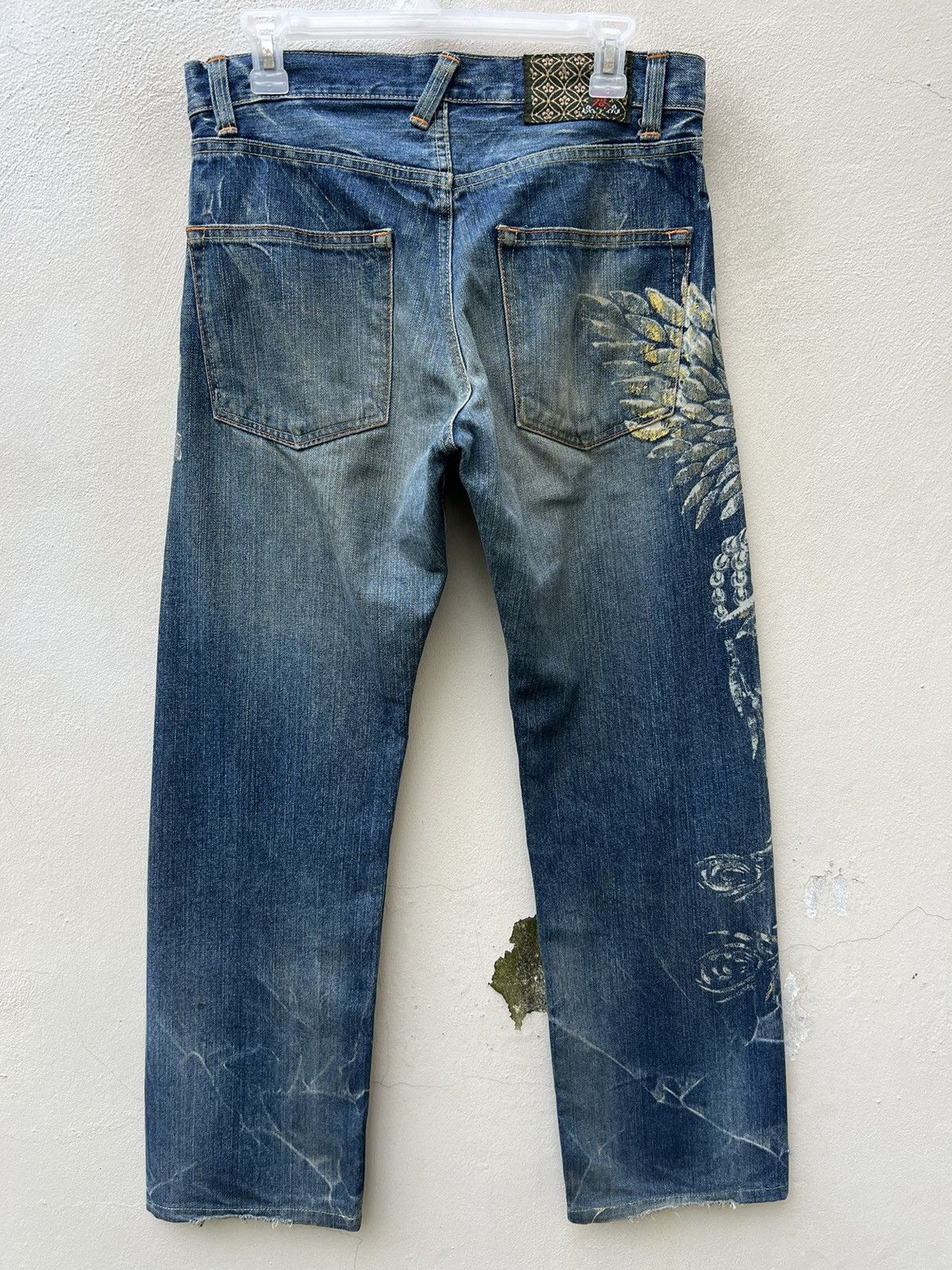 Eternal Vintage Eternal Japan Dirty Mud Denim Painter Jeans Size US 30 / EU 46 - 13 Thumbnail