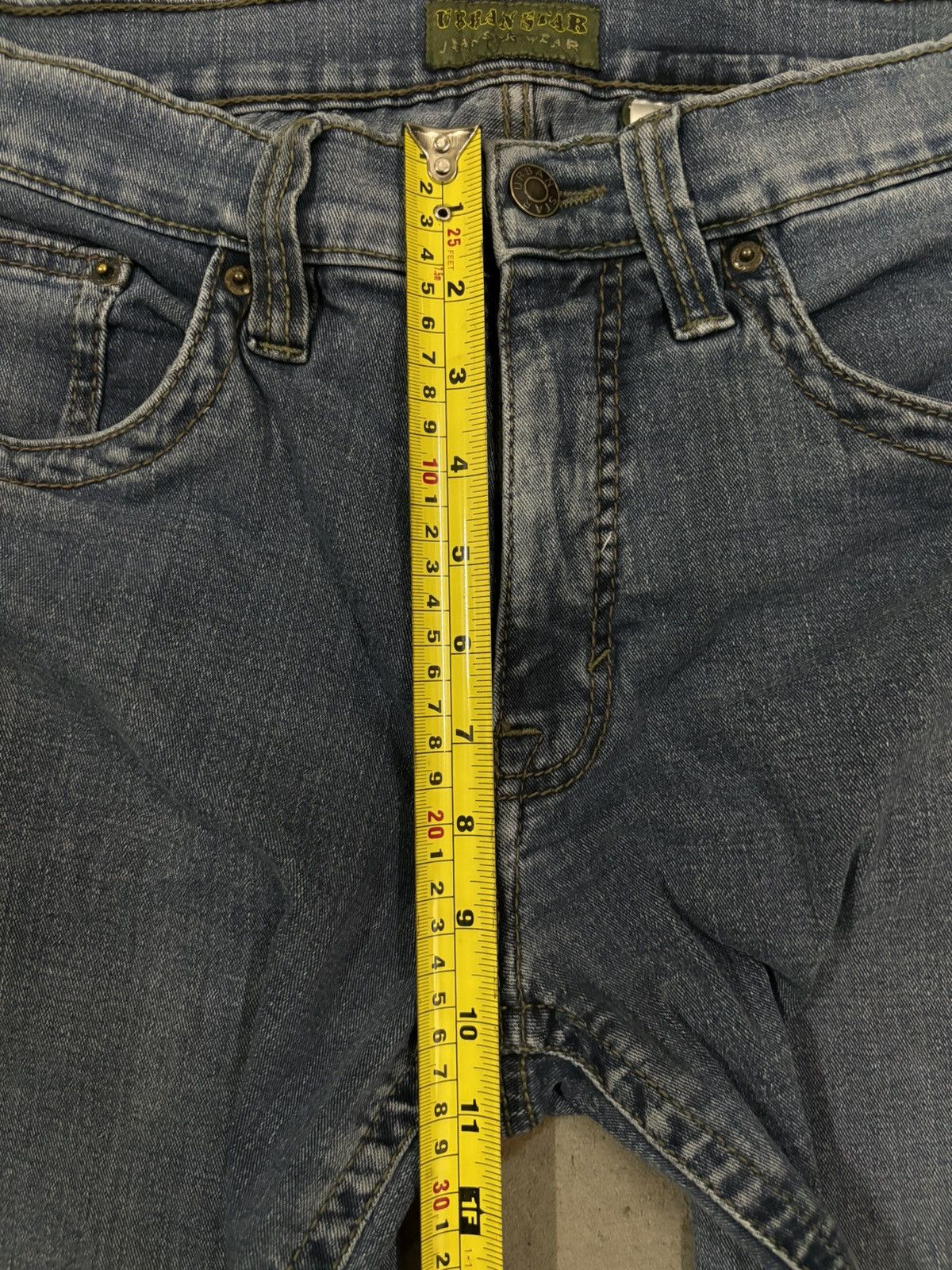 Hysteric Glamour Vintage Japanese Brand Faded Stretch Flare Leg Ripped Jeans Size US 32 / EU 48 - 17 Thumbnail