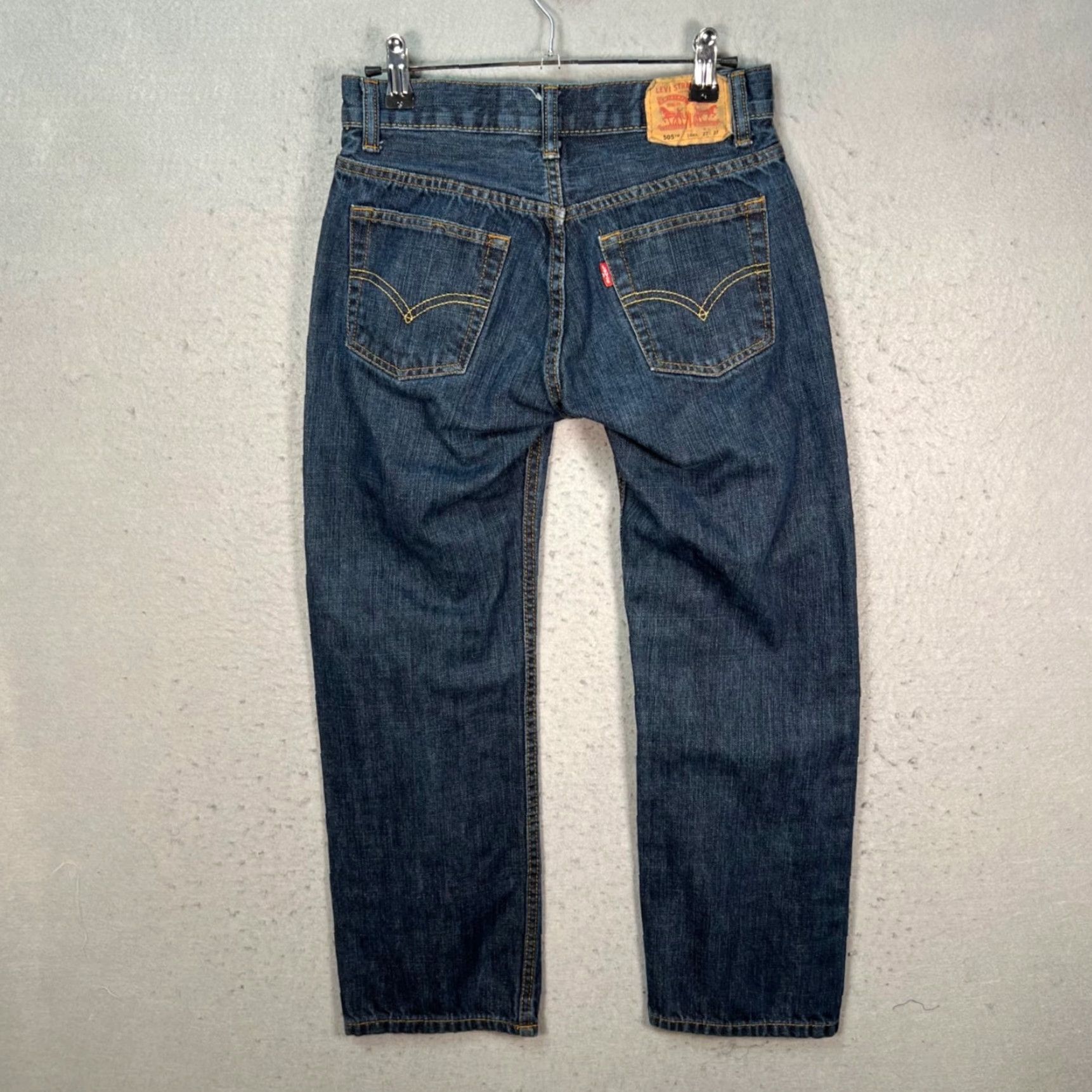 Levi's Levis 505 Womens Size 14 Regular Fit Jeans Blue Denim Size 36" / US 14 / IT 50 - 2 Thumbnail