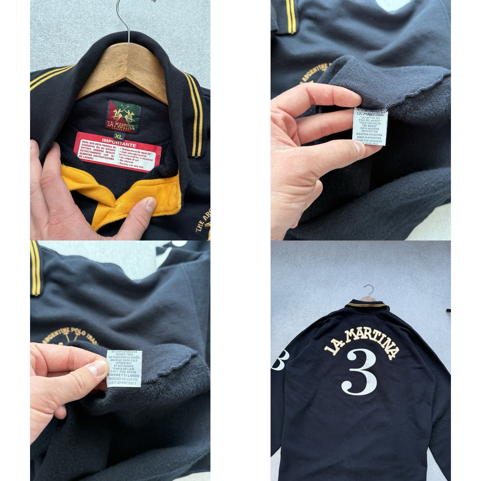 La Martina VINTAGE LA MARTINA Alfa Romeo #3 Racing Long Sleeve Sweatshirt Men’s XL Blue Size US XL / EU 56 / 4 - 8 Thumbnail
