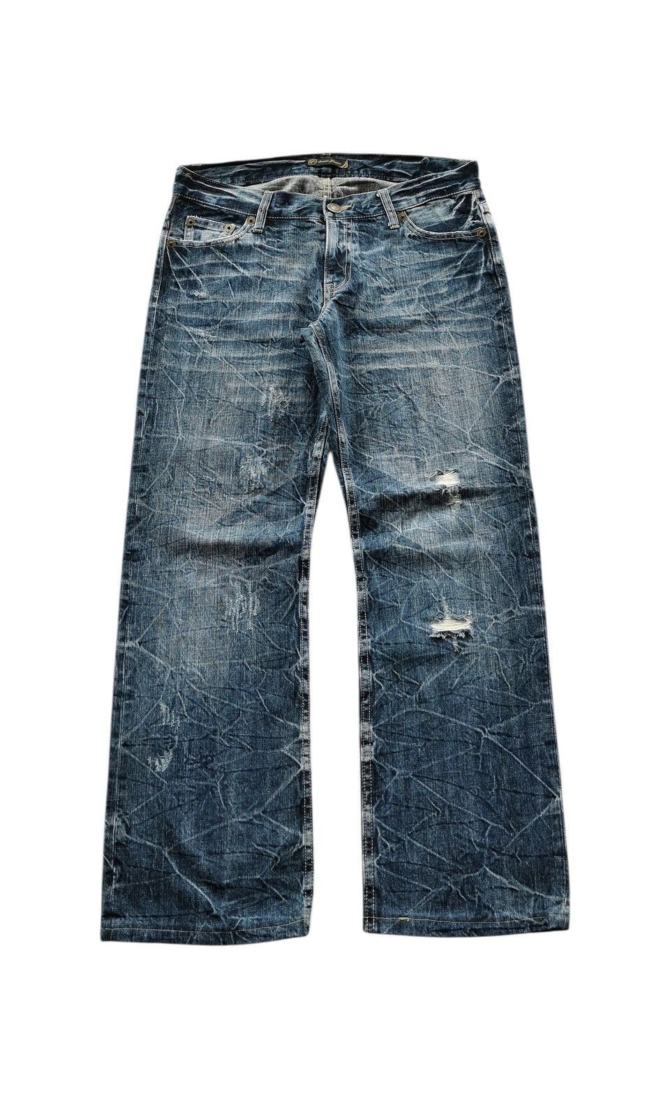 Hysteric Glamour rare Distressed Denim Oririn Jeans vintage hystric glamour Size US 33 - 6 Thumbnail