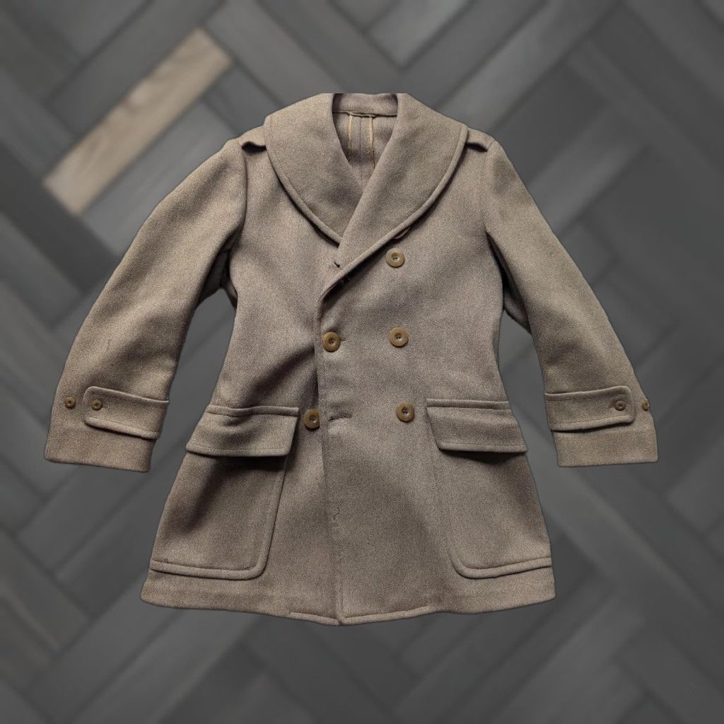 Jeep VINTAGE Mackinaw US Army WWII Jeep Officers Wool Peacoat Jacket Coat Wool Navy Brown XS Mens Size US XS / EU 42 / 0 - 1 Thumbnail