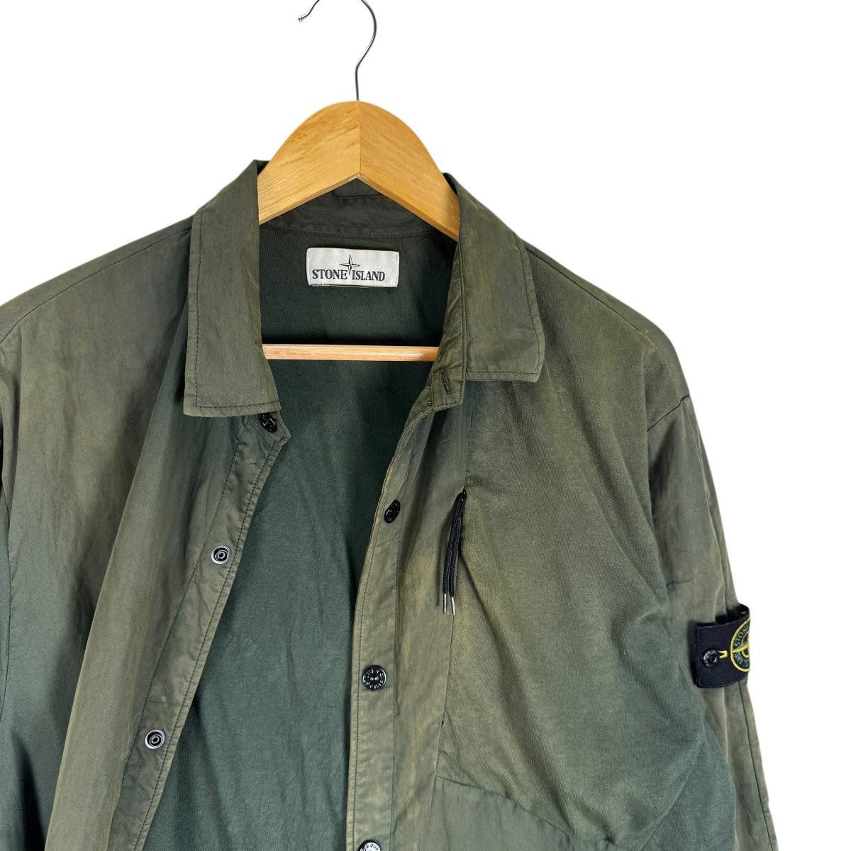 Stone Island 🔥STONE ISLAND SUN FADED SNAP BUTTON JACKET Size US XL / EU 56 / 4 - 11 Thumbnail