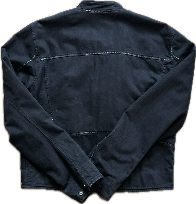 Archival Clothing Emporio Armani Cropped Biker Jacket 2000s