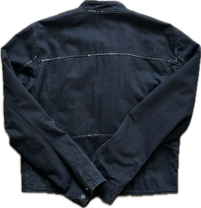 Vintage 2000s Armani Jeans Cropped Denim Jacket Womens Size M
