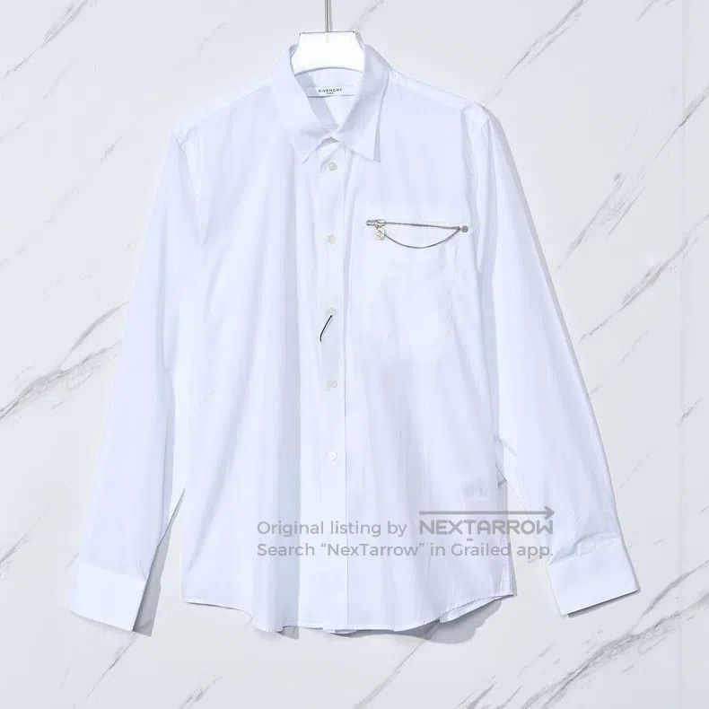 Givenchy Givenchy Men's Zip Pocket Shirt Size US XL / EU 56 / 4 - 1 Thumbnail