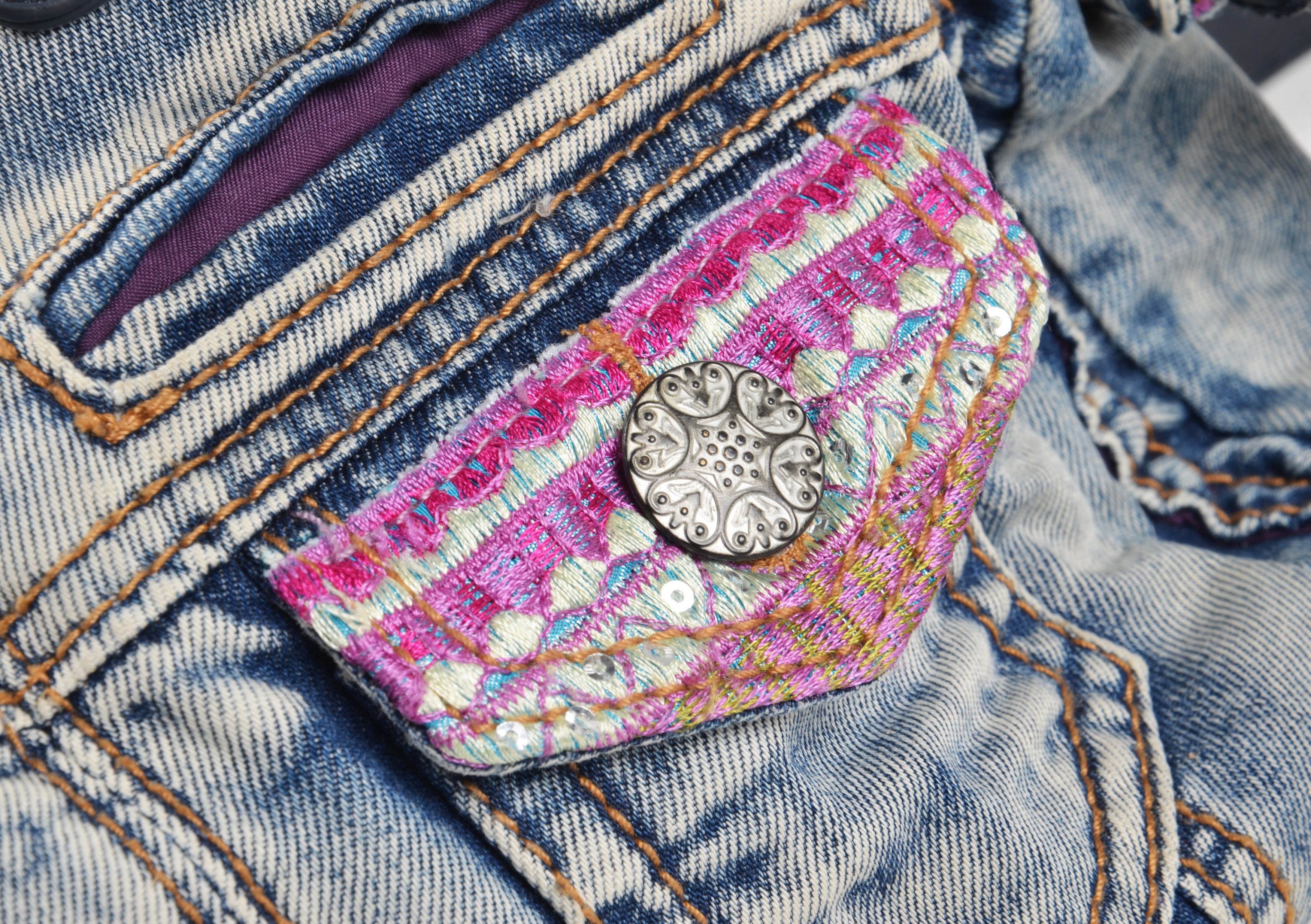 Desigual Desigual Y2K Boho Patchwork Denim Shoulder Crossbody Bag Size ONE SIZE - 6 Thumbnail