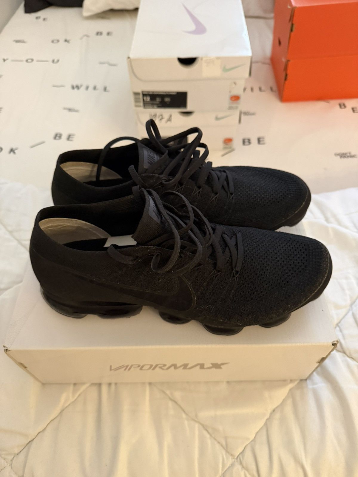Nike Nike Air VaporMax Triple Black 12US Size US 12 / EU 45 - 4 Thumbnail