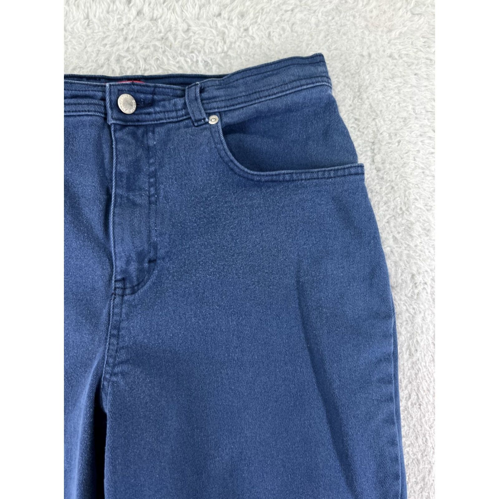 Gloria Vanderbilt Gloria Vanderbilt Amanda Jeans Women's 28 Blue Denim Cotton Blend Stretch 28x26 Jeans Women's 5-Pocket Design Regular Blue 90s? Size 28" / US 6 / IT 42 - 4 Thumbnail