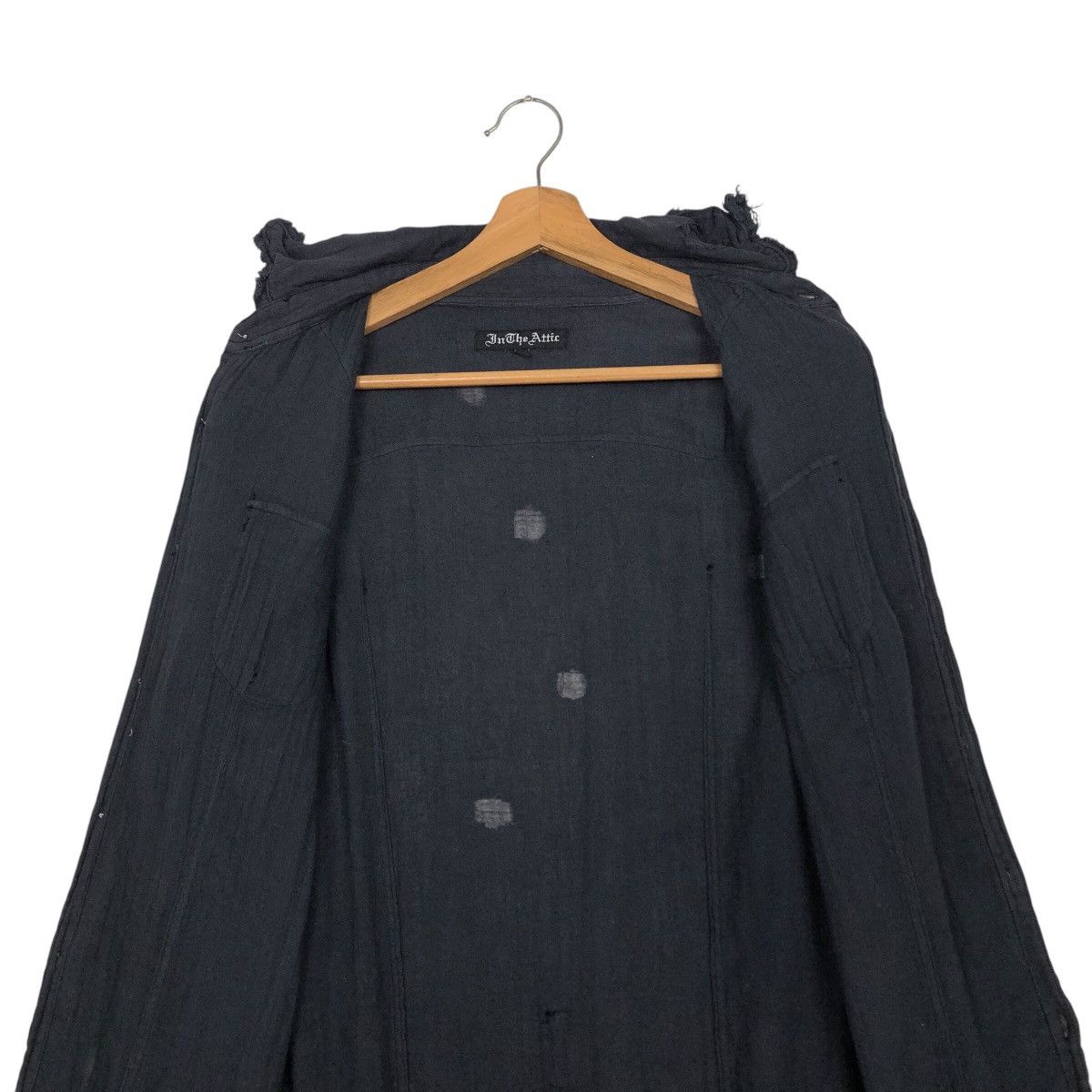 In The Attic 📌Rich Black Shirt Button Jacket In The Attic Punk Design Size US L / EU 52-54 / 3 - 15 Thumbnail