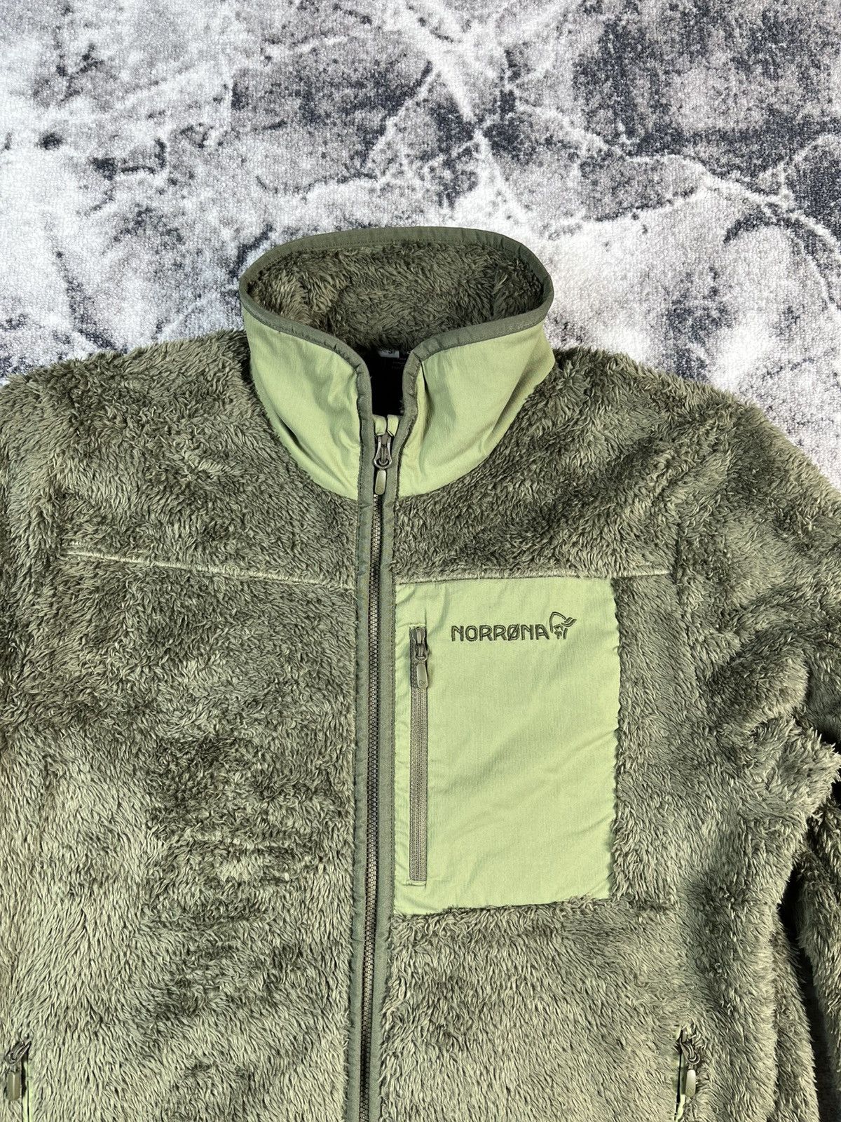 Norrona Norrona Fleece Jacket Sherpa Zip Gorpcore S Fits M Size US M / EU 48-50 / 2 - 5 Thumbnail
