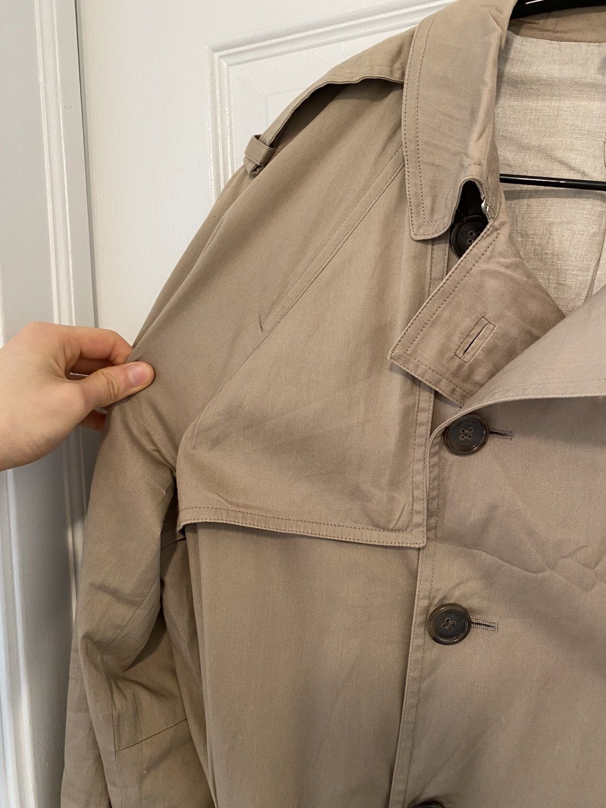 Dior Kris van assche era double breasted trench coat Size US M / EU 48-50 / 2 - 16 Thumbnail