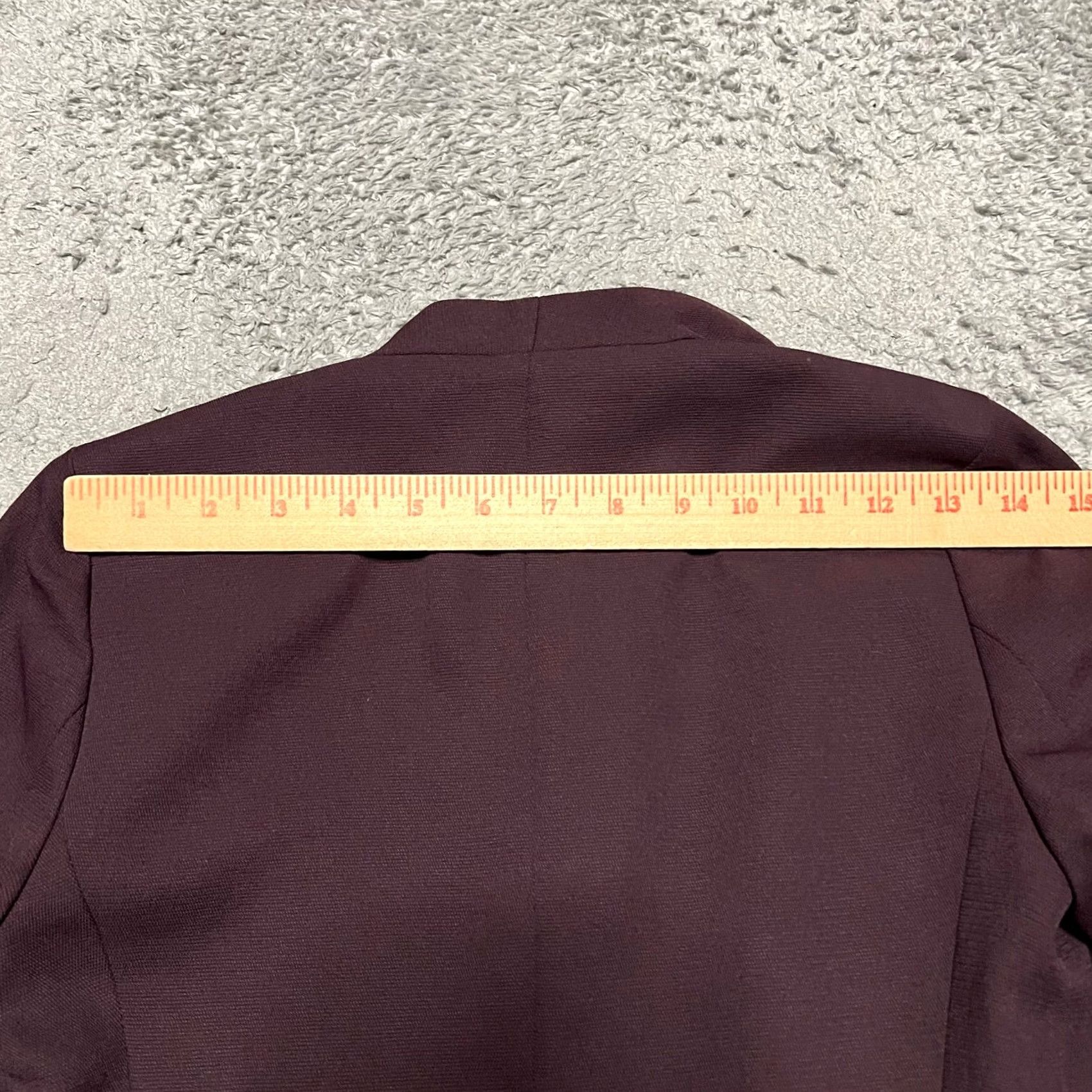 Vintage Babaton Blazer Womens Coat 0 Regular Red Javanese Maroon Quiet Luxury Minimal flaw Women Size XS / US 0-2 / IT 36-38 - 5 Thumbnail
